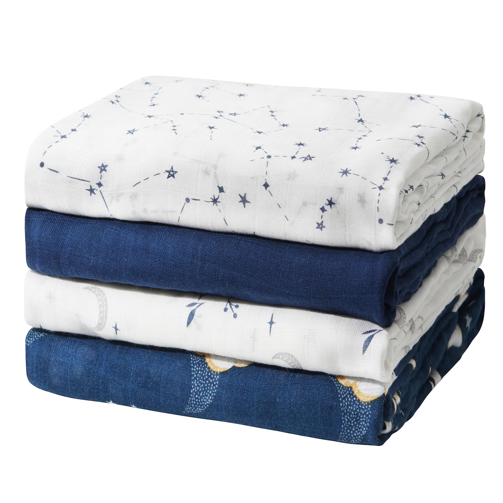 Foto 1 | Manta Acolchada Momcozy De Muselina Ultrasuave, 120 X 120 Cm, Color Medianoche - Venta Internacional.