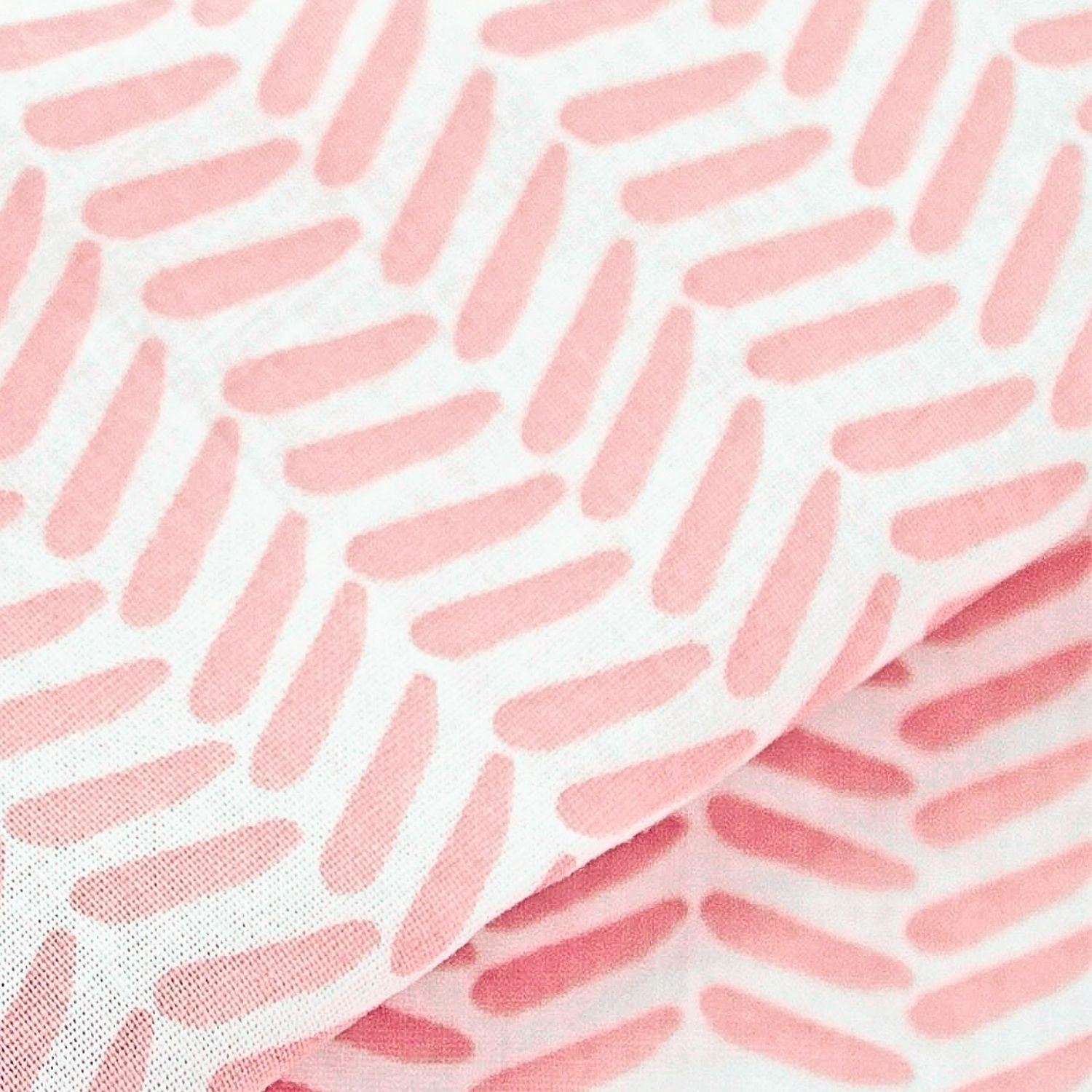 Foto 4 pulgar | Set De 2 Sábanas De Cajón, Cuna Viajera 74x110cm Nap Baby - Chevron Rosa