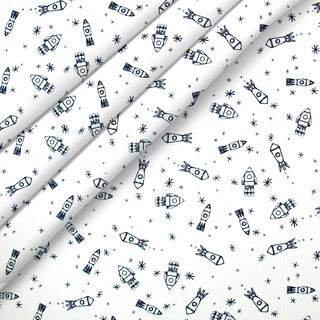 Foto 3 | Set De 2 Sábanas De Cajón, Cuna 70x130cm Nap Baby - Cohetes/estrellas