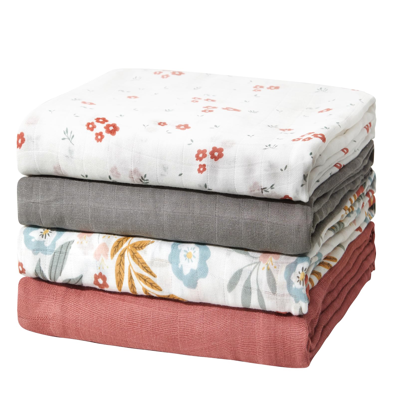 Foto 1 | Manta Para Envolver Momcozy, Muselina Ultrasuave, 120 X 120 Cm, Con Forma De Flor Pequeña - Venta Internacional.