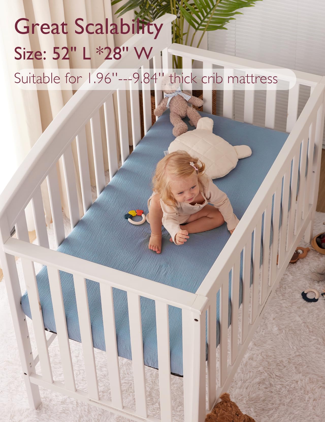 Foto 3 pulgar | Sábanas para Cuna Momcozy 2 Unidades- Venta Internacional