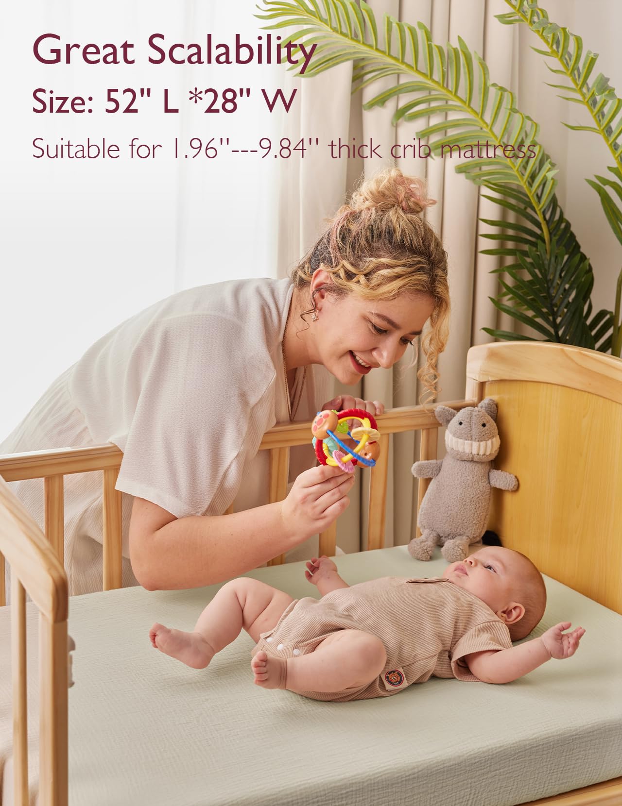Foto 3 pulgar | Sábanas para Cuna Momcozy 2 Unidades- Venta Internacional