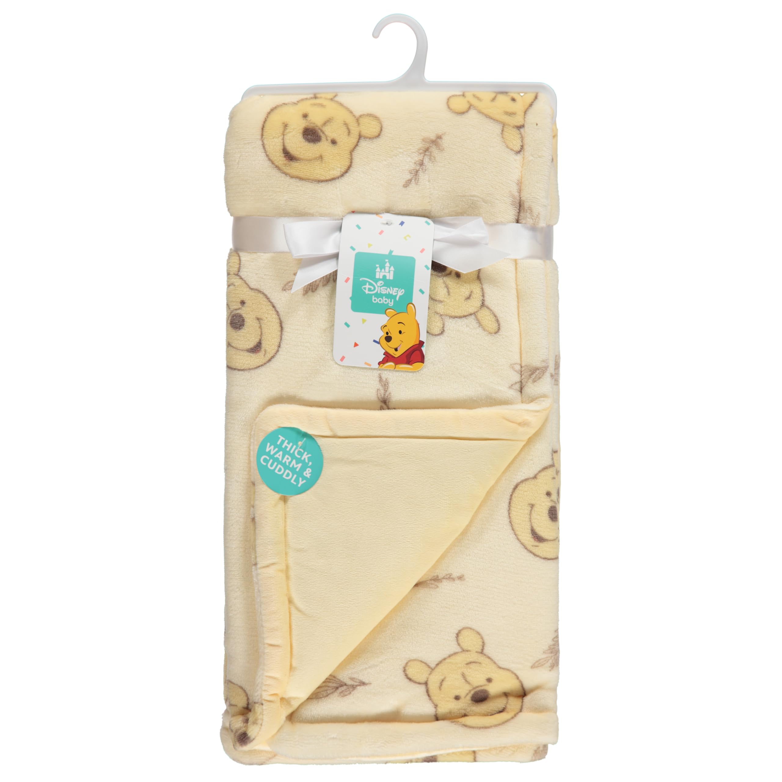 Foto 4 pulgar | Manta Infantil Disney winnie Pooh Amarillo - Venta Internacional