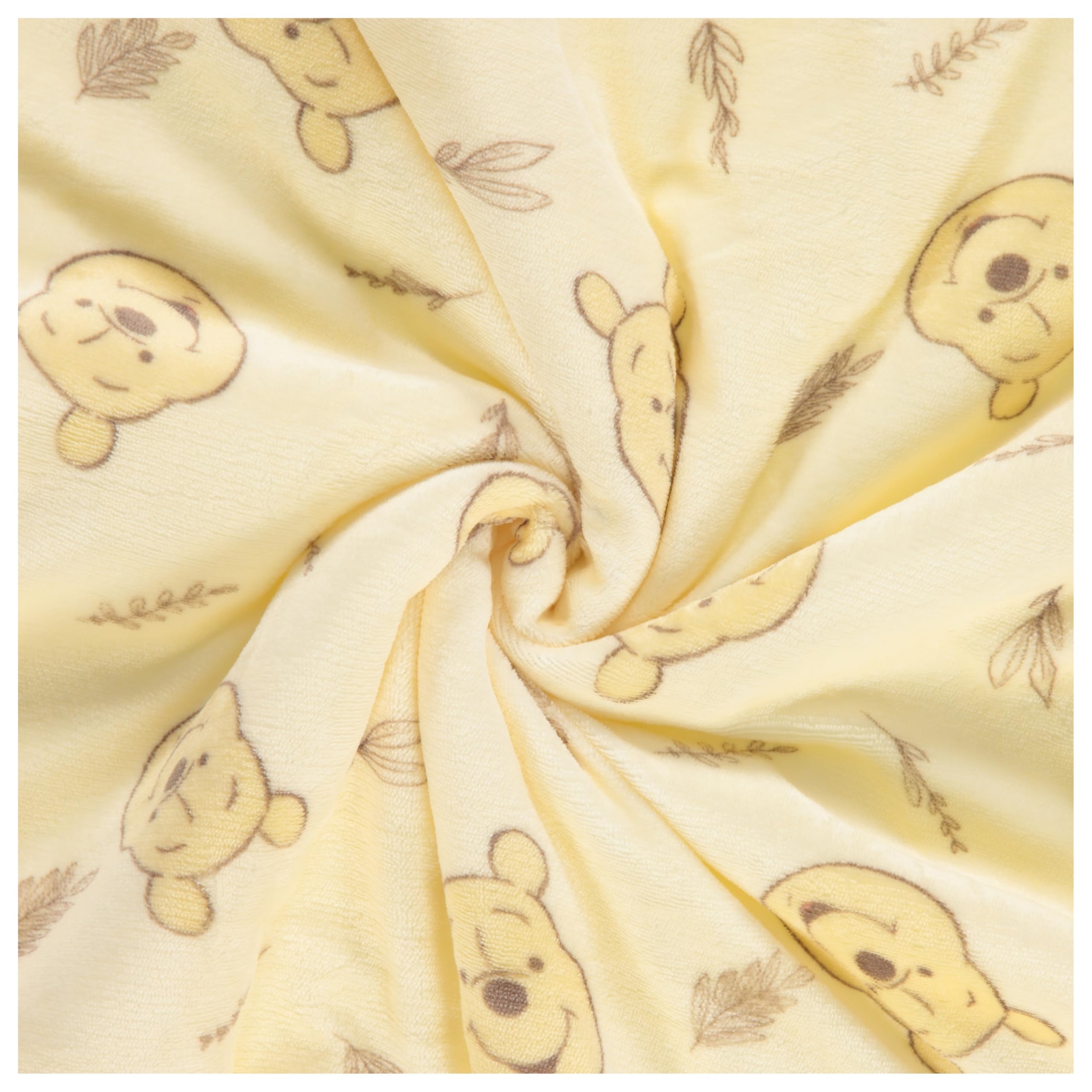 Foto 7 pulgar | Manta Infantil Disney winnie Pooh Amarillo - Venta Internacional