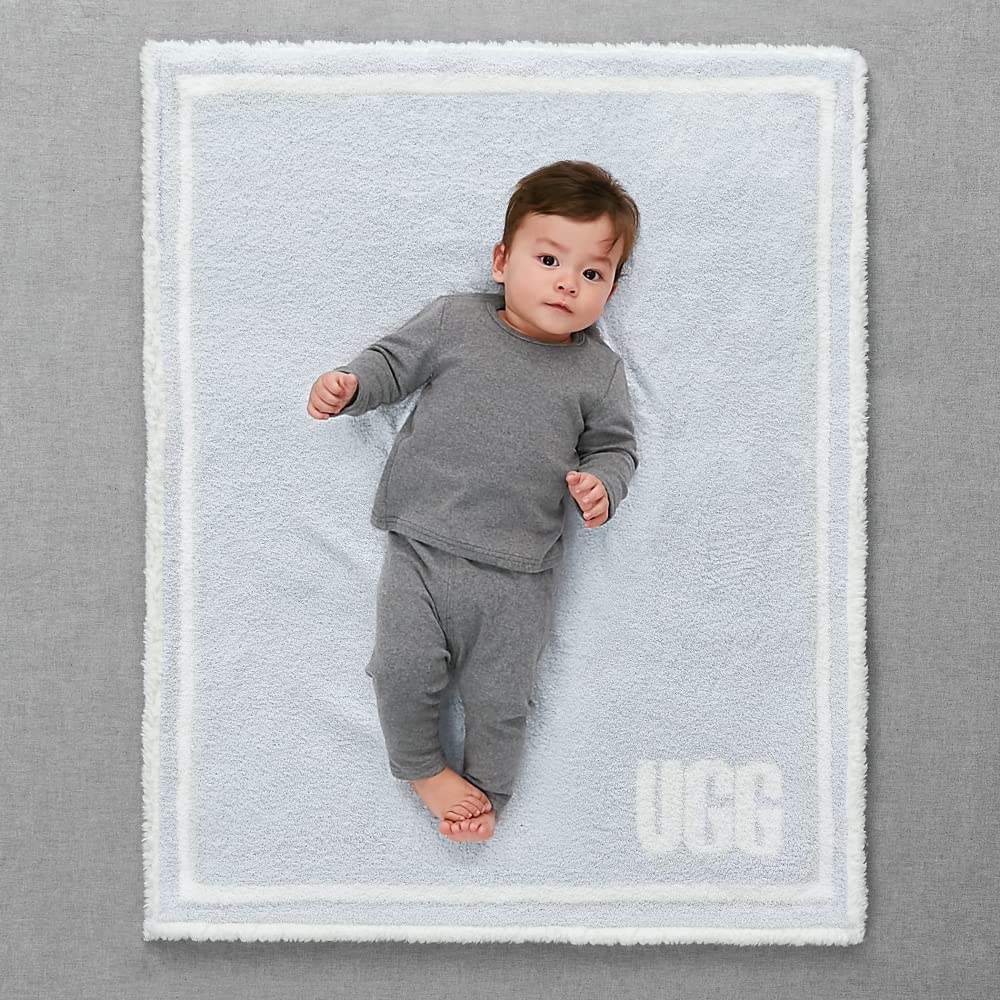 Foto 2 pulgar | Manta Para Bebé Ugg Anabelle Comfy Cozy Plush Sherpa, 31 X 41 Cm, Color Gris - Venta Internacional.