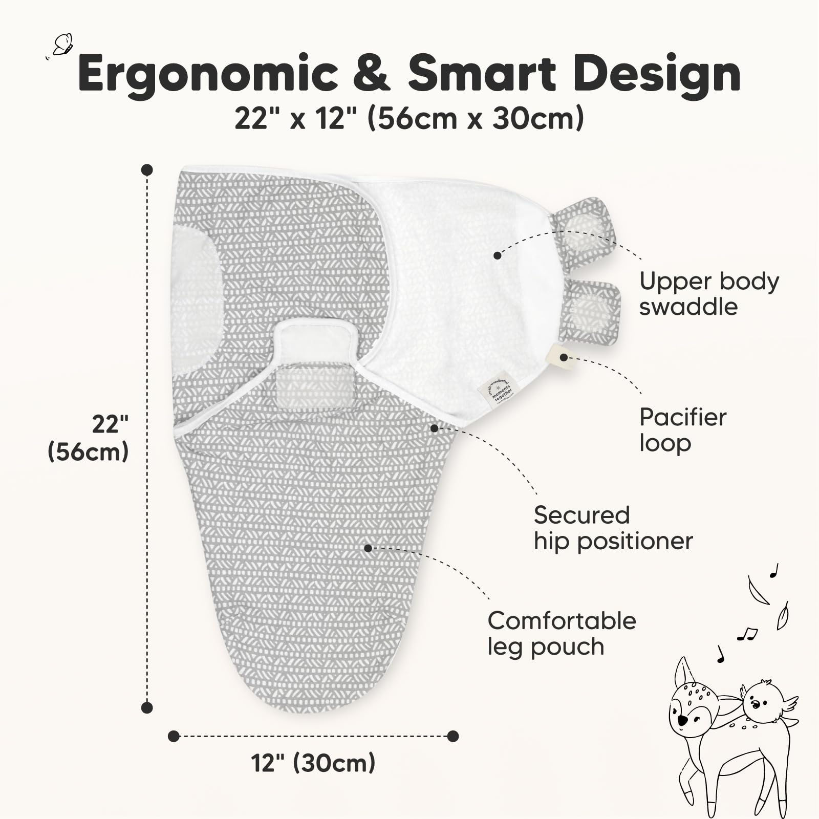 Foto 3 pulgar | Sacos De Dormir Para Bebés Keababies De 0 A 3 Meses, Paquete De 3, Orgánicos - Venta Internacional.