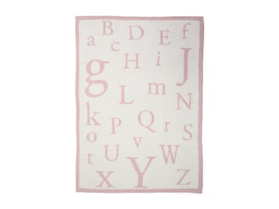 Foto 2 | Manta Barefoot Dreams Cozychic Abc Dusty Rosa/crema 30 X 40 Cm - Venta Internacional.