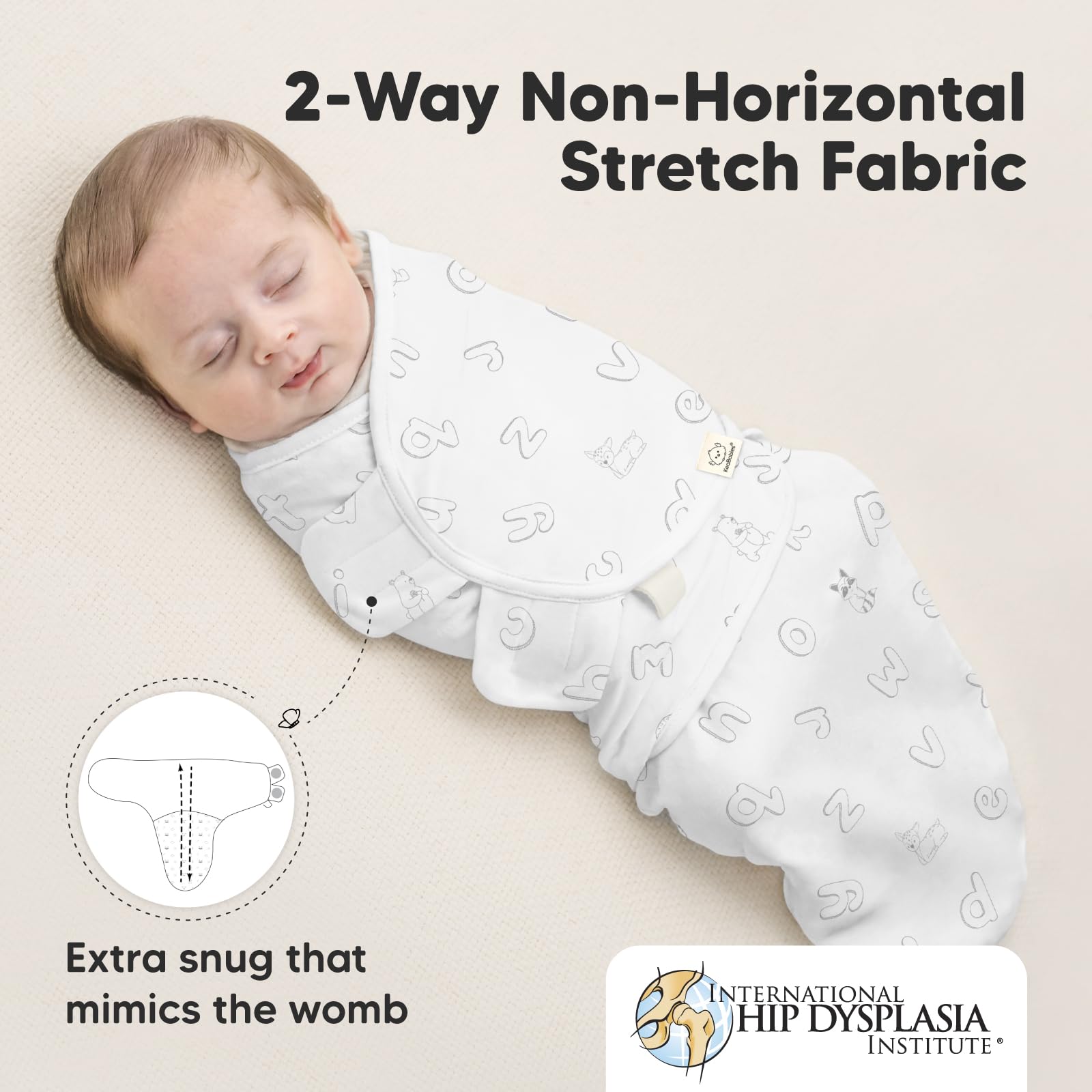 Foto 6 pulgar | Sacos de Dormir para Bebé Swaddle Keababies Orgánicos de 0 a 3 Meses Paquete de 3 - Venta Internacional