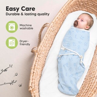 Foto 7 | Sacos de Dormir para Bebé Swaddle Keababies Orgánicos de 0 a 3 Meses Paquete de 3 - Venta Internacional
