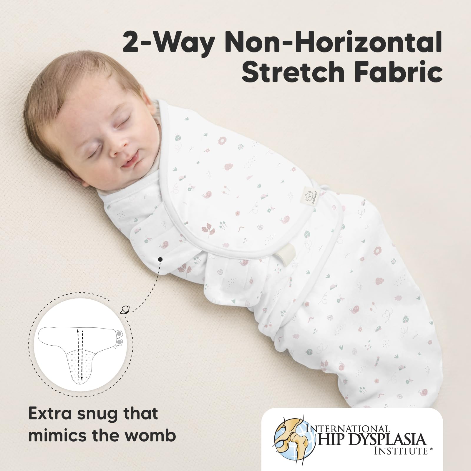 Foto 6 pulgar | Sacos De Dormir Para Bebés Swaddle, Paquete De 3, Keababies, Orgánicos, De 0 A 3 Meses - Venta Internacional.
