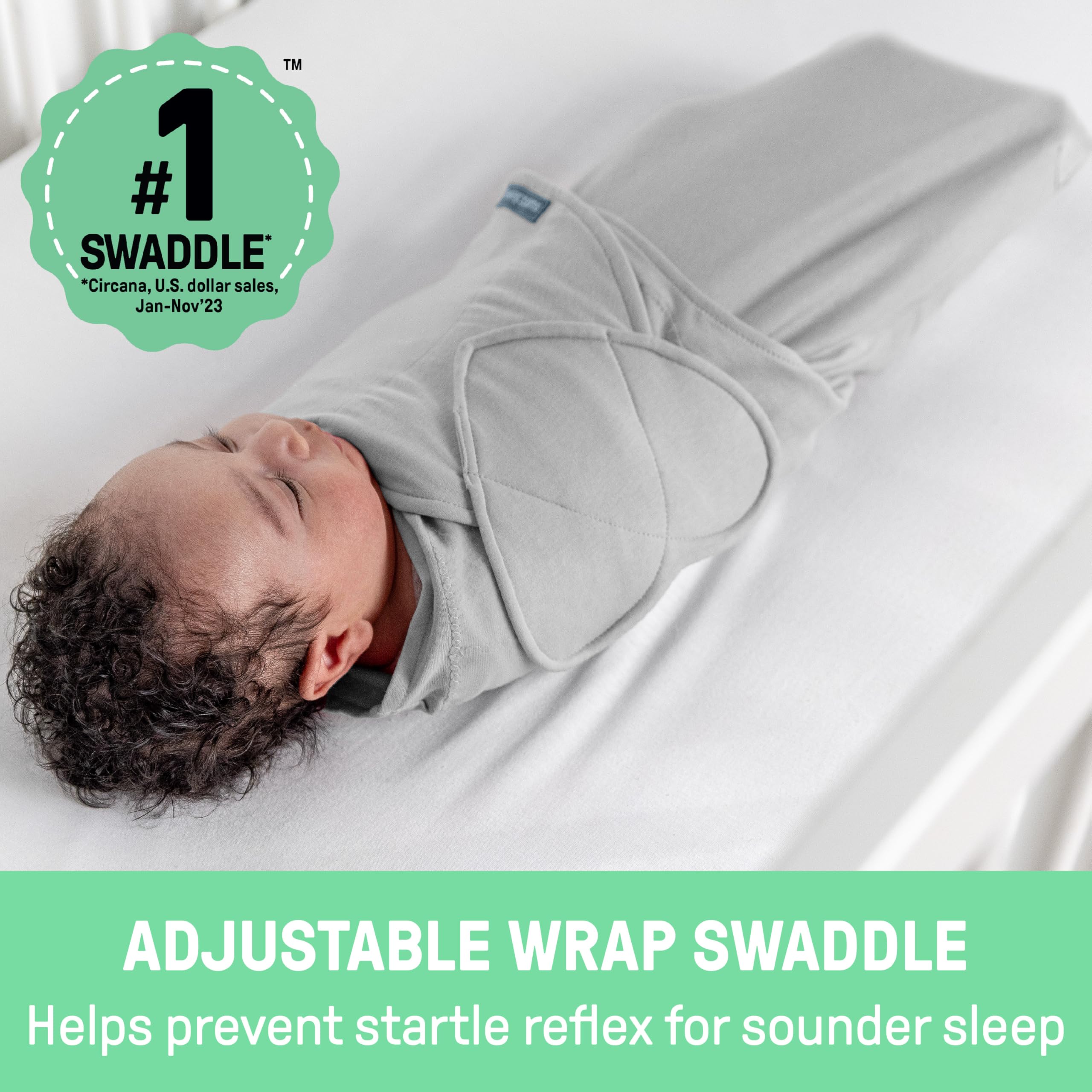Foto 2 | Saco de Dormir Swaddleme 3 Piezas para Bebé