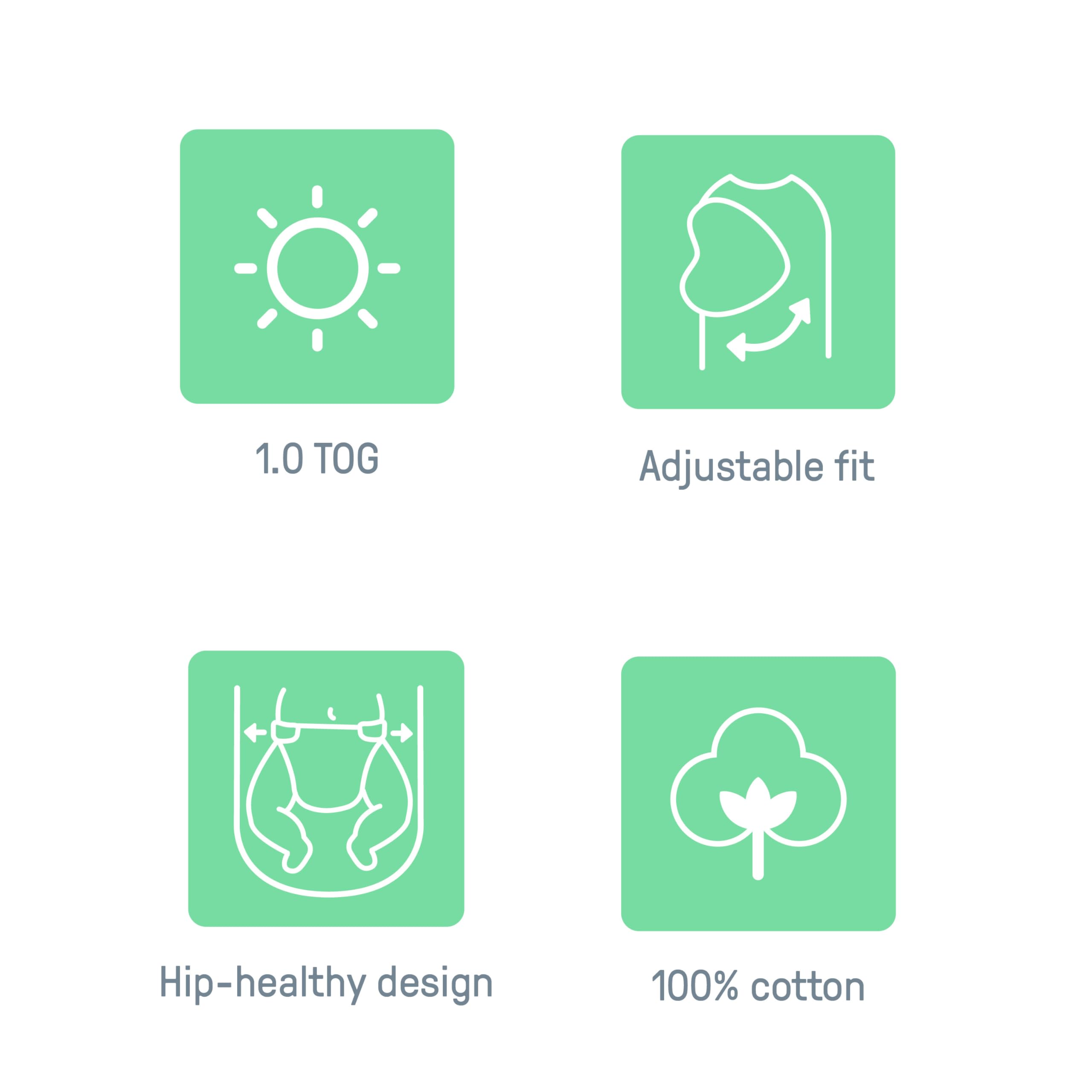 Foto 3 | Saco de Dormir Swaddleme 3 Piezas para Bebé