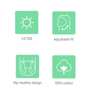 Foto 3 | Saco de Dormir Swaddleme 3 Piezas para Bebé