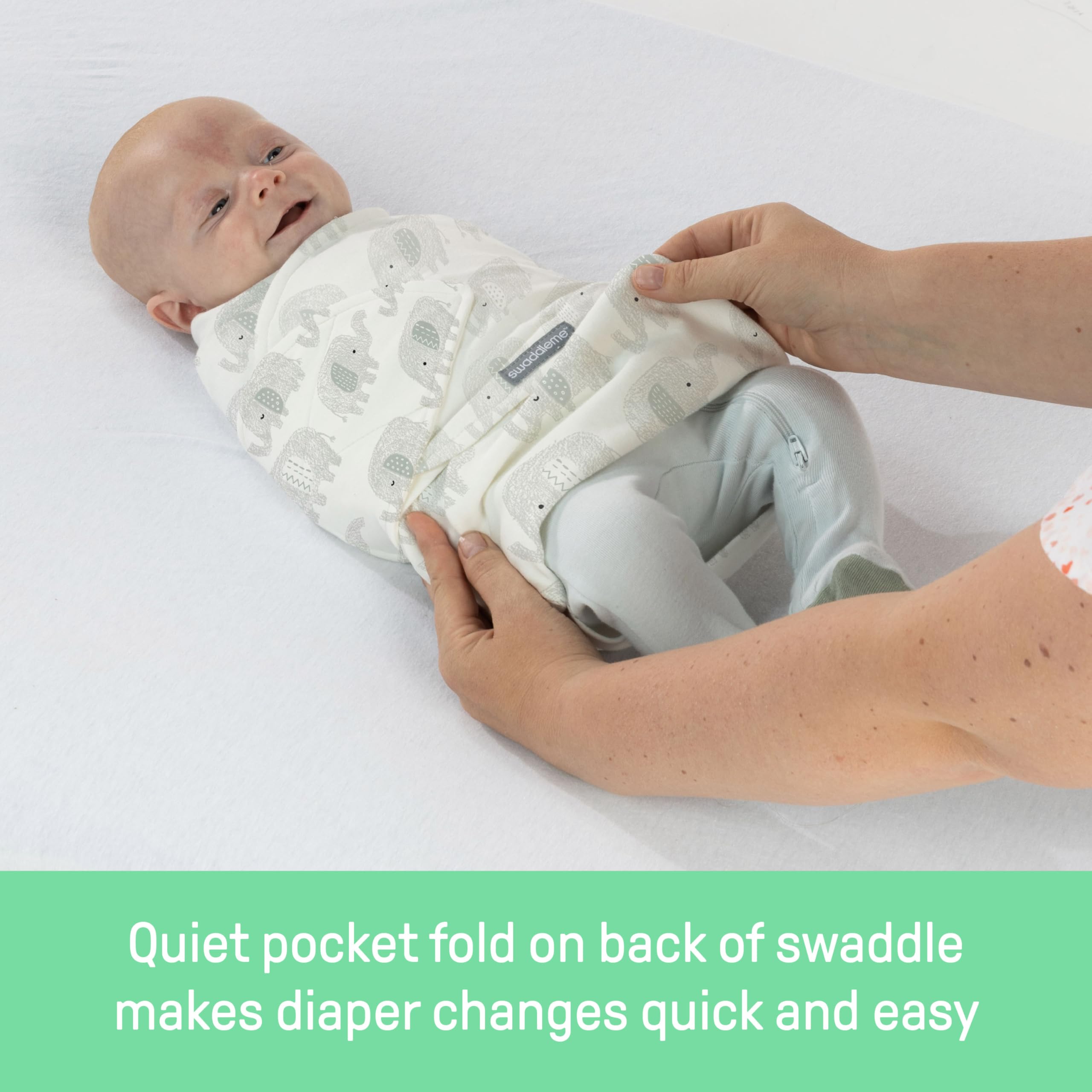 Foto 5 pulgar | Saco de Dormir Swaddleme 3 Piezas para Bebé