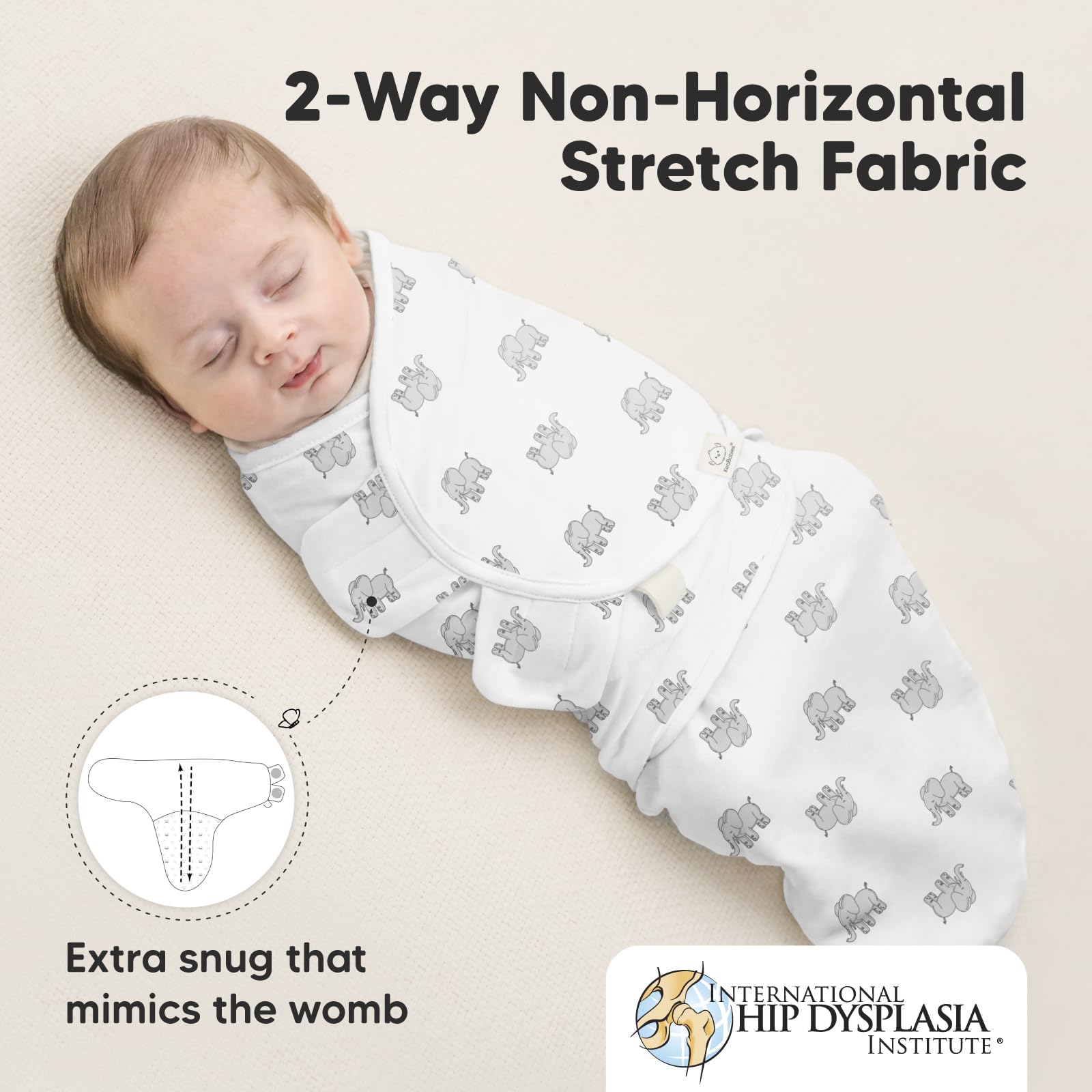 Foto 6 pulgar | Sacos De Dormir Para Bebés Swaddle, Paquete De 3, Keababies, Orgánicos, De 0 A 3 Meses - Venta Internacional.
