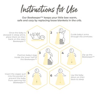 Foto 5 | Manta Burt's Bees Baby Beekeeper Algodón Orgánico - Venta Internacional