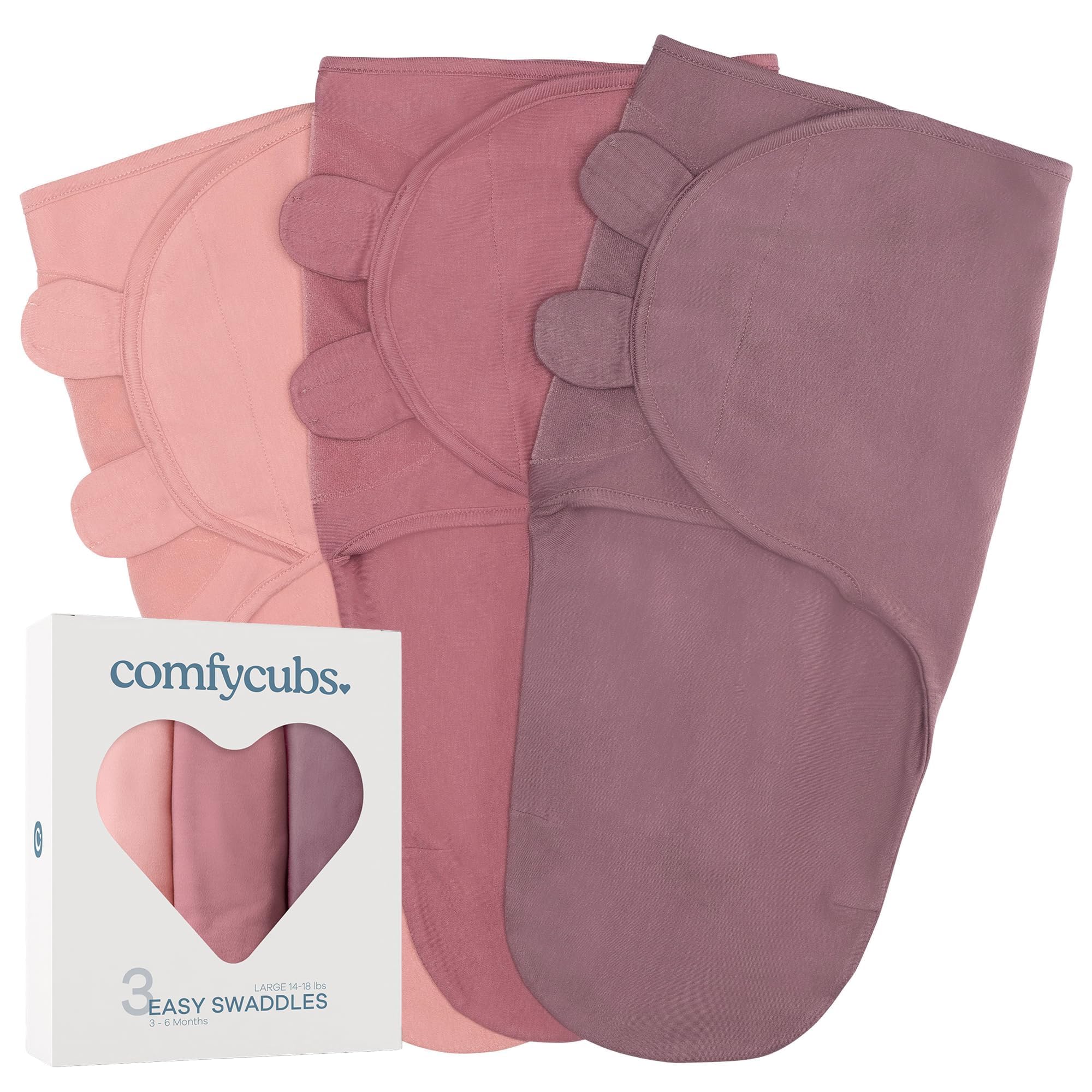 Manta para Bebés Comfy Cubs Fácil de Ajustar 3 Unidades - Venta Internacional