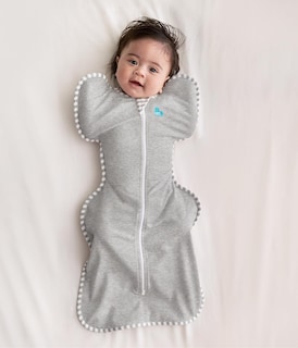 Foto 2 | Saco de Dormir para Bebés Love To Dream Swaddle Up 1.0 Tog Gris - Venta Internacional