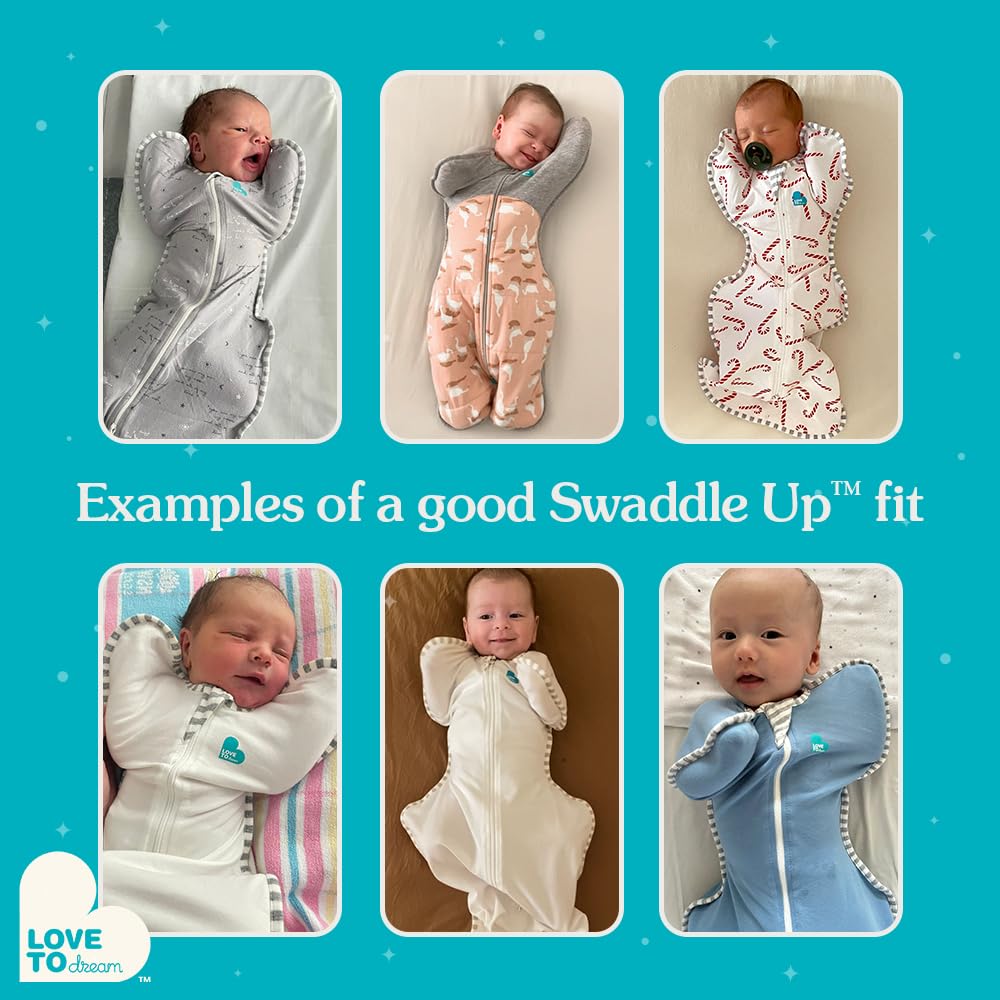 Foto 7 pulgar | Saco de Dormir para Bebés Love To Dream Swaddle Up 1.0 Tog Gris - Venta Internacional