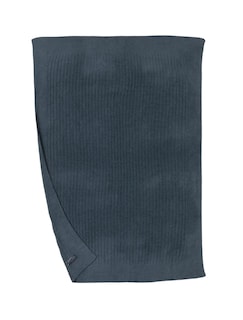 Foto 2 | Manta para Bebé Barefoot Dreams Cozychic Lite Acanalada Azul Ahumado - Venta Internacional