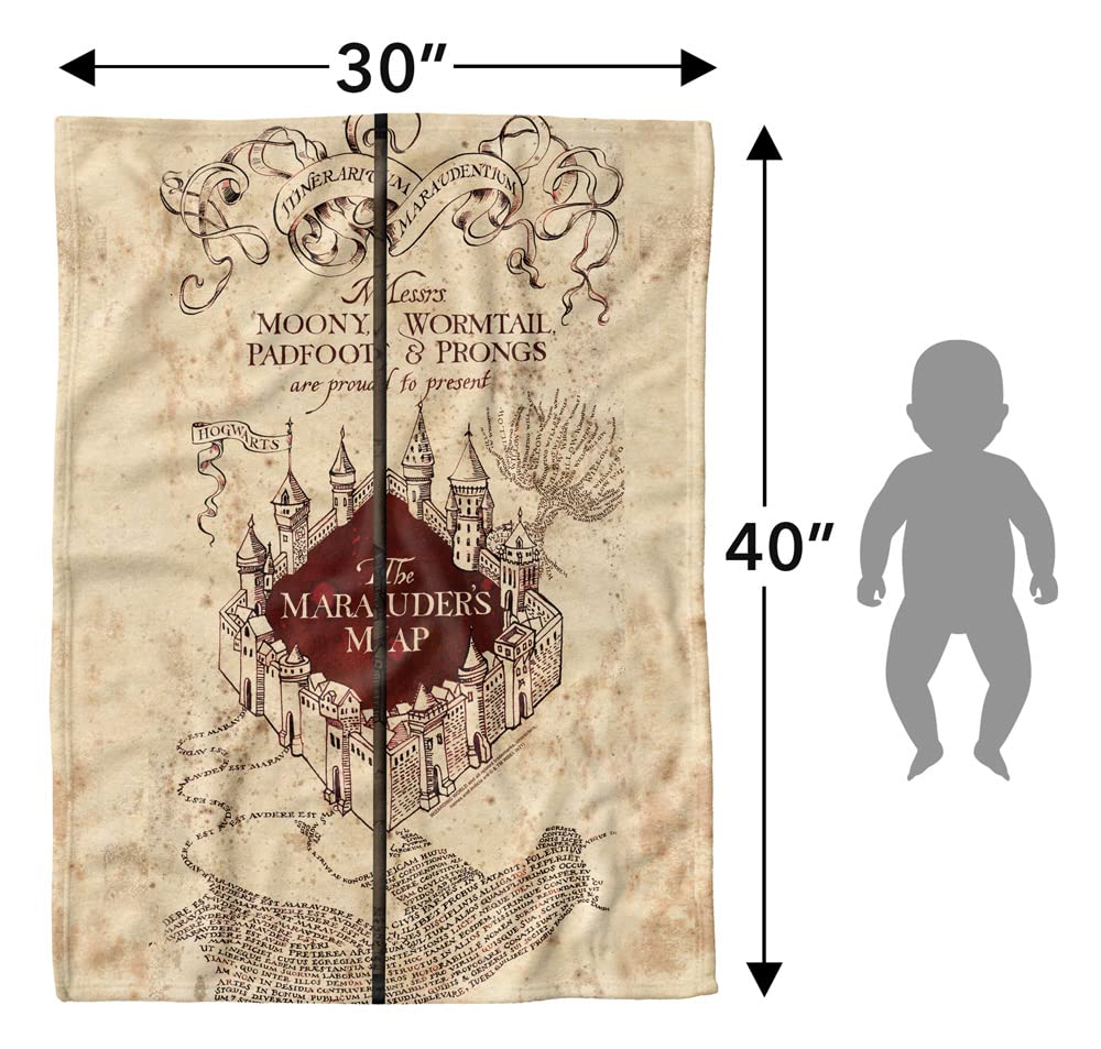 Foto 7 pulgar | Manta De Bebé Logovision Harry Potter Ligera De 76 X 102 Cm - Venta Internacional.
