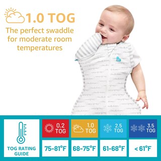 Foto 4 | Transition Swaddle Love To Dream Swaddle Up 1.0 Tog Gris - Venta Internacional
