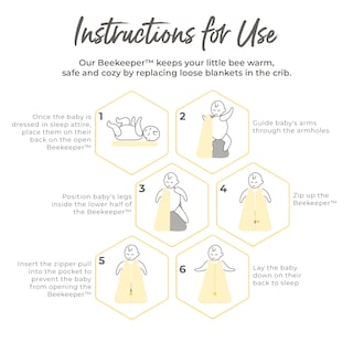 Foto 5 | Manta Burt's Bees Baby Beekeeper Algodón Orgánico - Venta Internacional