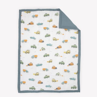 Foto 1 | Edredón De Muselina De Algodón Con Forma De Unicornio Para Niños Pequeños, 90 X 127 Cm - Venta Internacional.