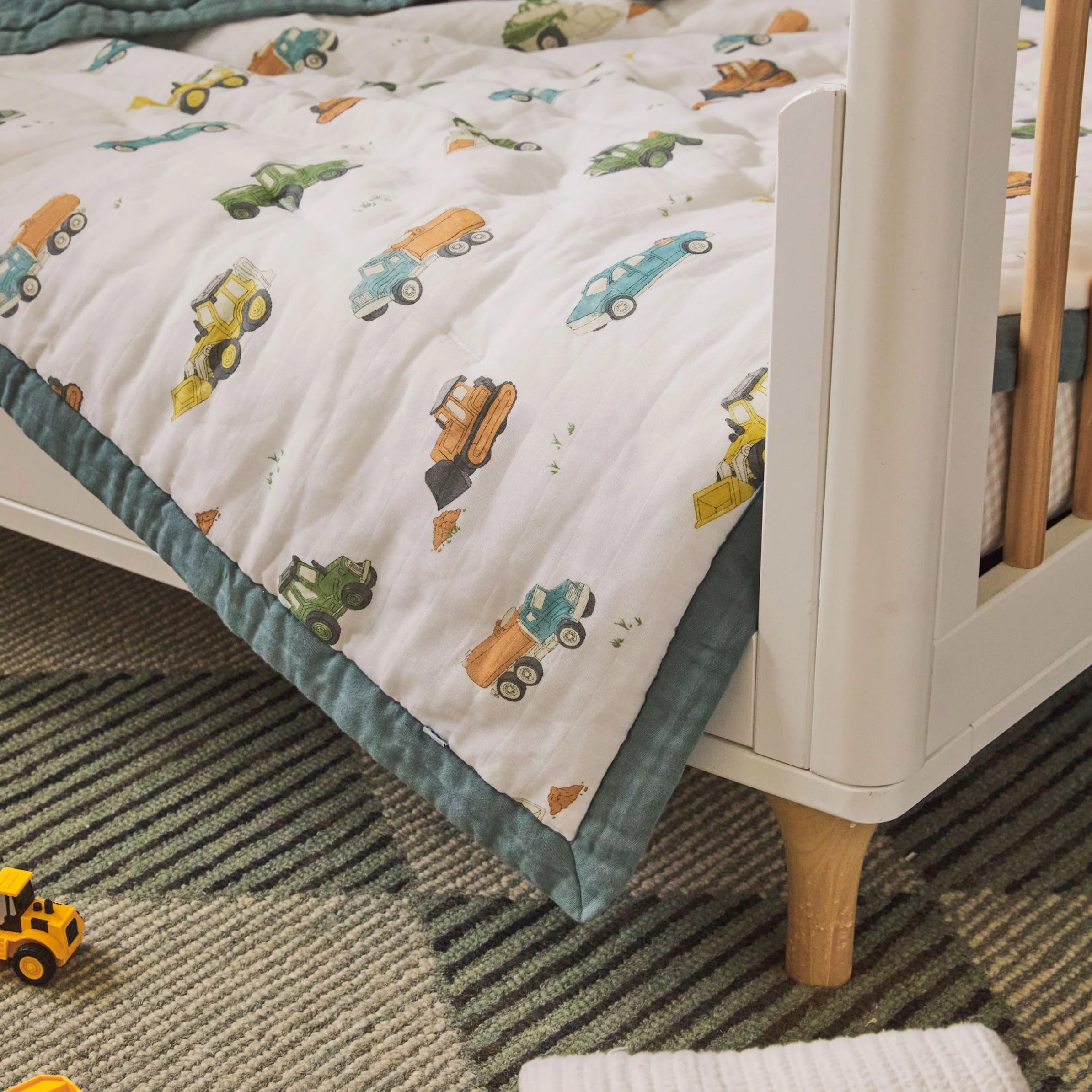Foto 7 pulgar | Edredón De Muselina De Algodón Con Forma De Unicornio Para Niños Pequeños, 90 X 127 Cm - Venta Internacional.