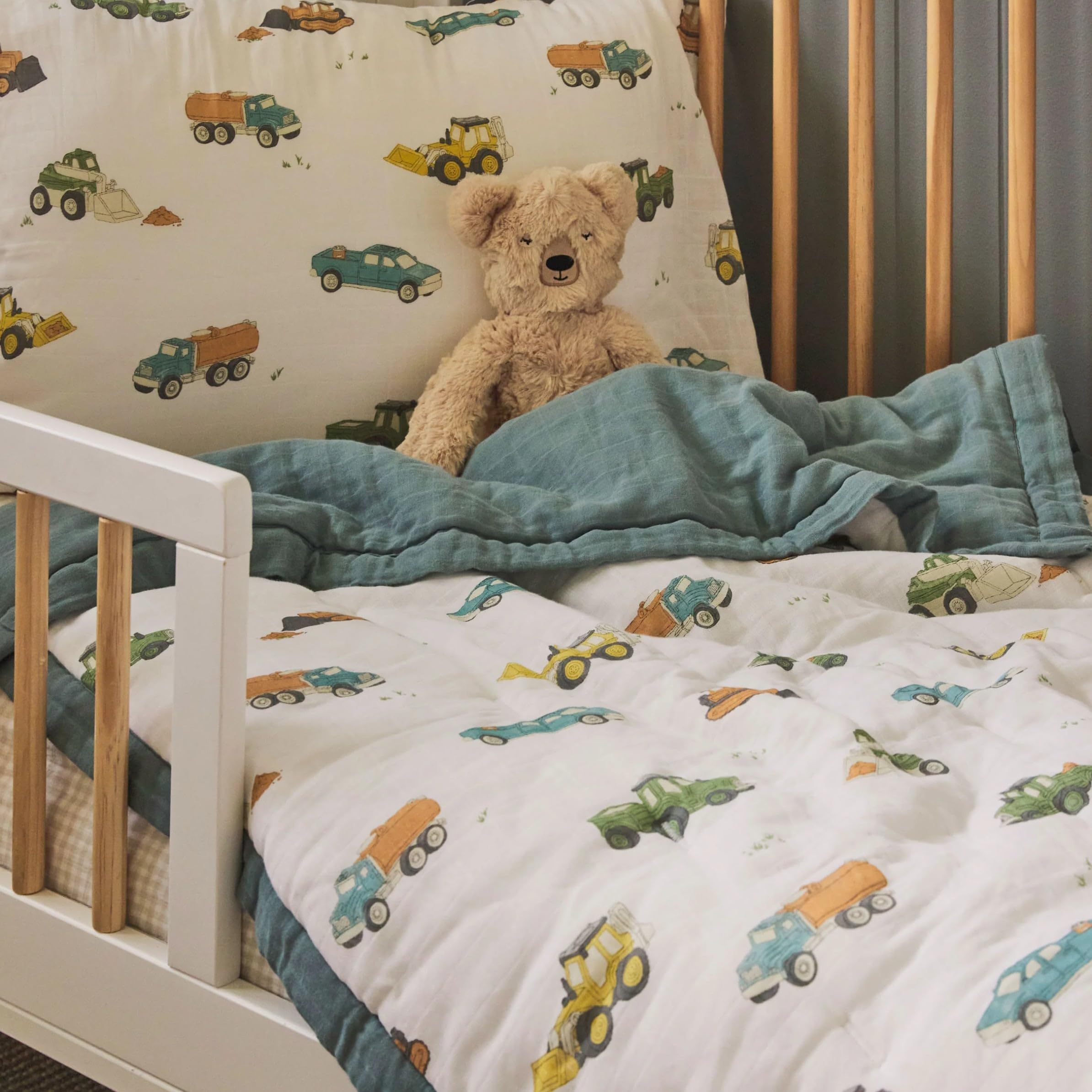 Foto 8 pulgar | Edredón De Muselina De Algodón Con Forma De Unicornio Para Niños Pequeños, 90 X 127 Cm - Venta Internacional.