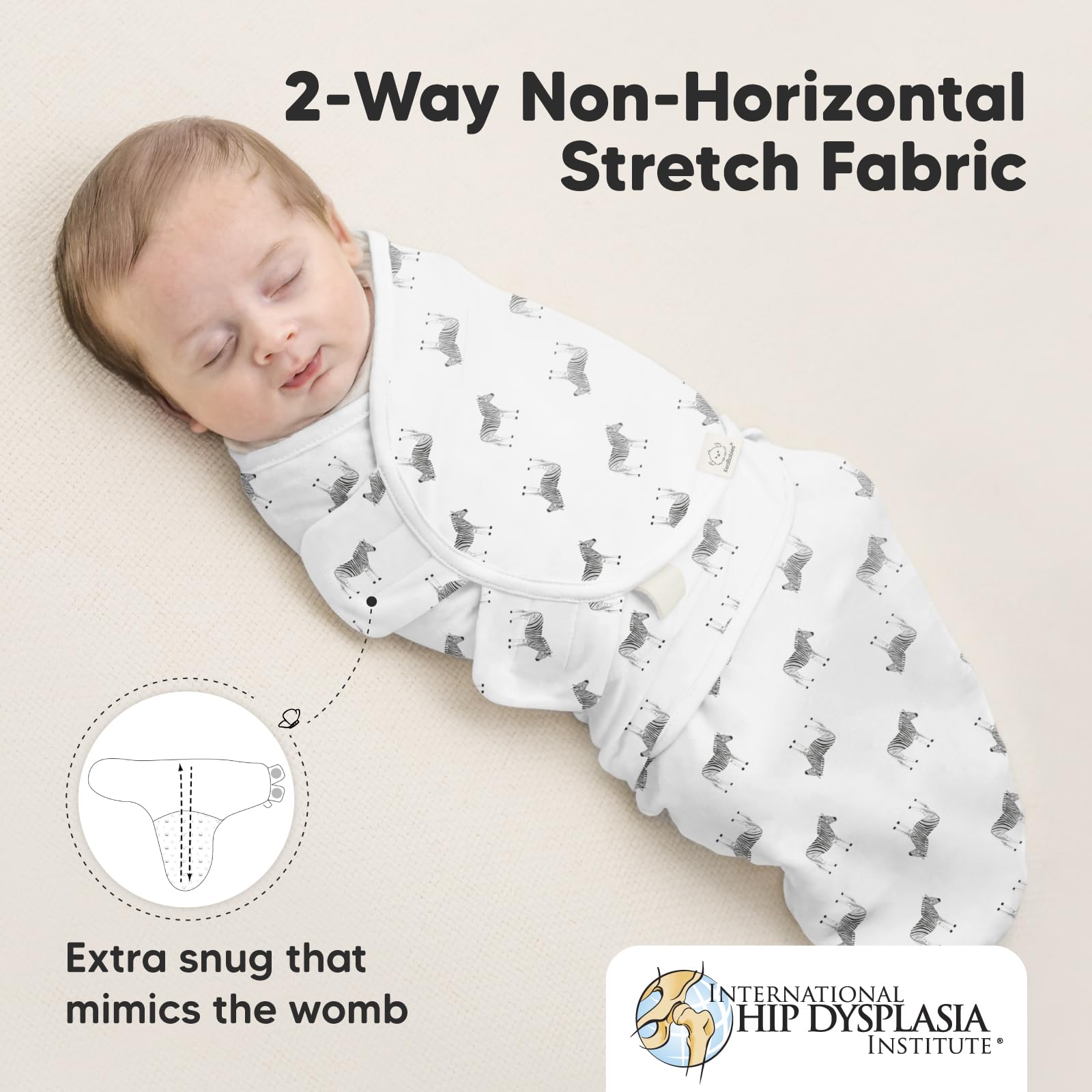 Foto 6 pulgar | Sacos De Dormir Para Bebés Swaddle, Paquete De 3, Keababies, Orgánicos, De 0 A 3 Meses - Venta Internacional.