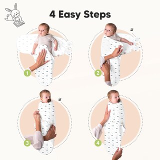 Foto 3 | Sacos de Dormir Baby Swaddle Keababies Organic Galaxy Paquete de 3 - Venta Internacional