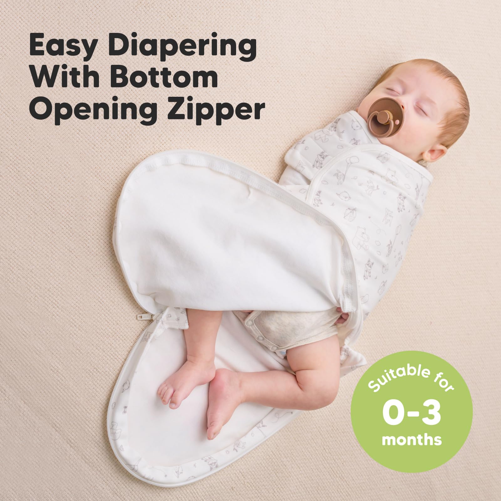 Foto 3 pulgar | Sacos de Dormir Para Bebés Keababies Aspire de 0 a 3 Meses Paquete de 3 - Venta Internacional
