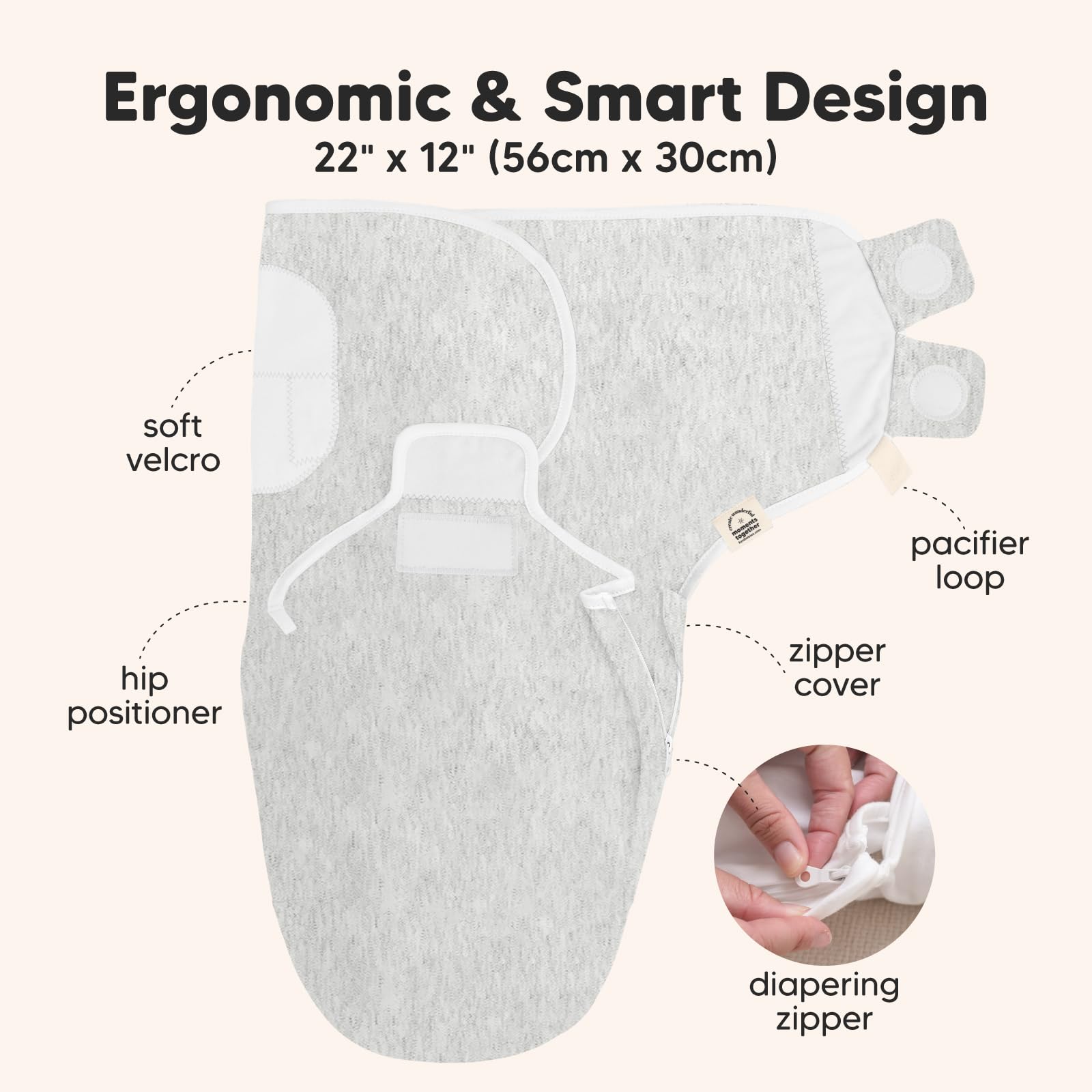 Foto 4 pulgar | Sacos de Dormir Para Bebés Keababies Aspire de 0 a 3 Meses Paquete de 3 - Venta Internacional