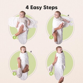 Foto 6 | Sacos de Dormir Para Bebés Keababies Aspire de 0 a 3 Meses Paquete de 3 - Venta Internacional