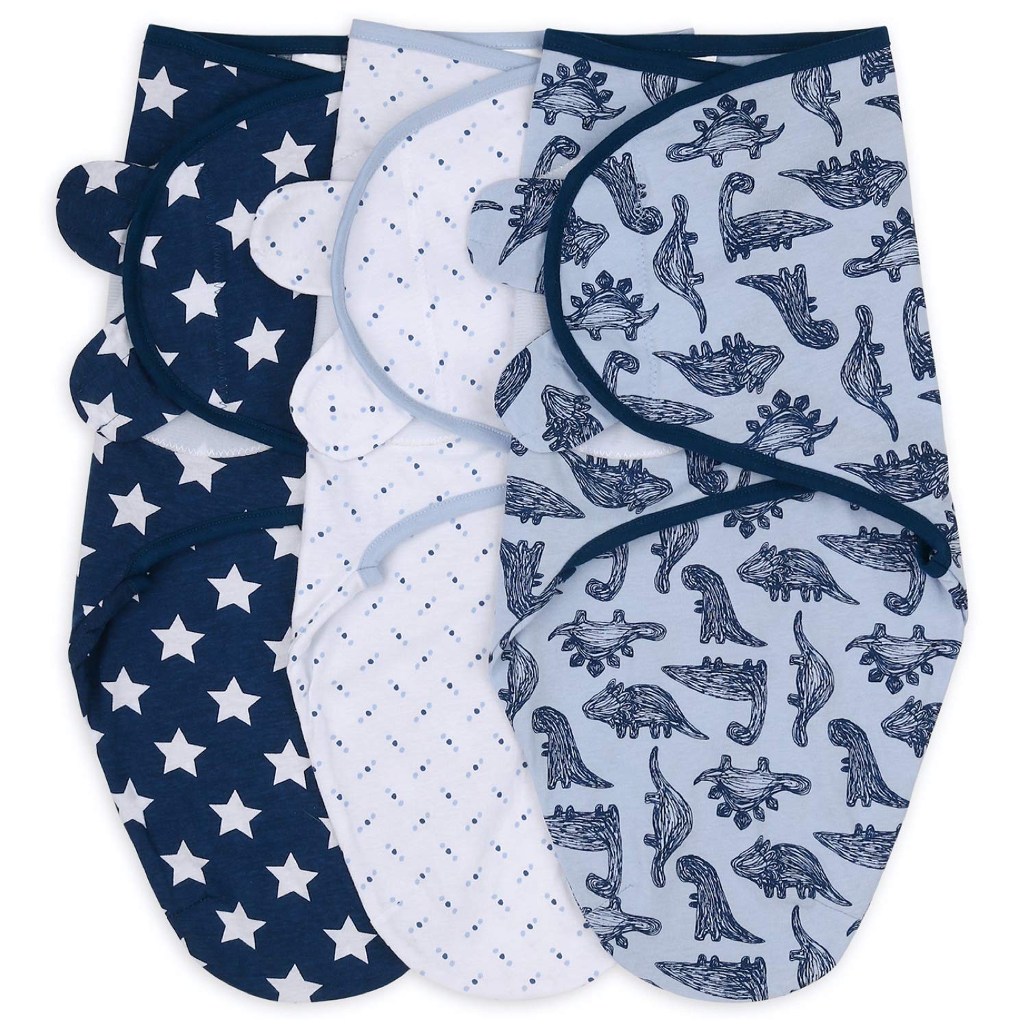 Set de Mantas para Pañales The Peanutshell Baby Boy Azul - Venta Internacional