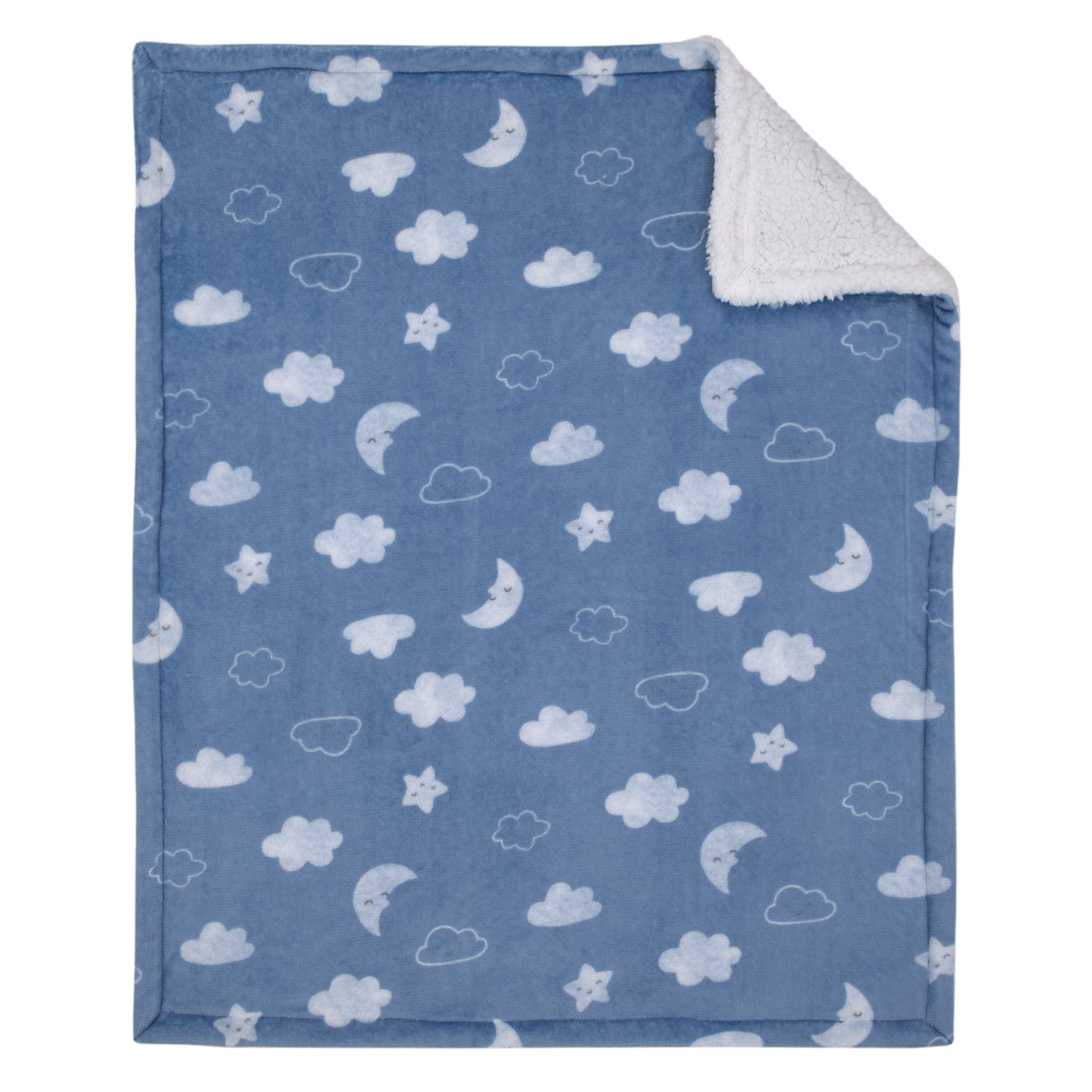 Foto 3 pulgar | Manta Para Bebé Carter's Blue Elephant Chambray Super Soft - Venta Internacional.