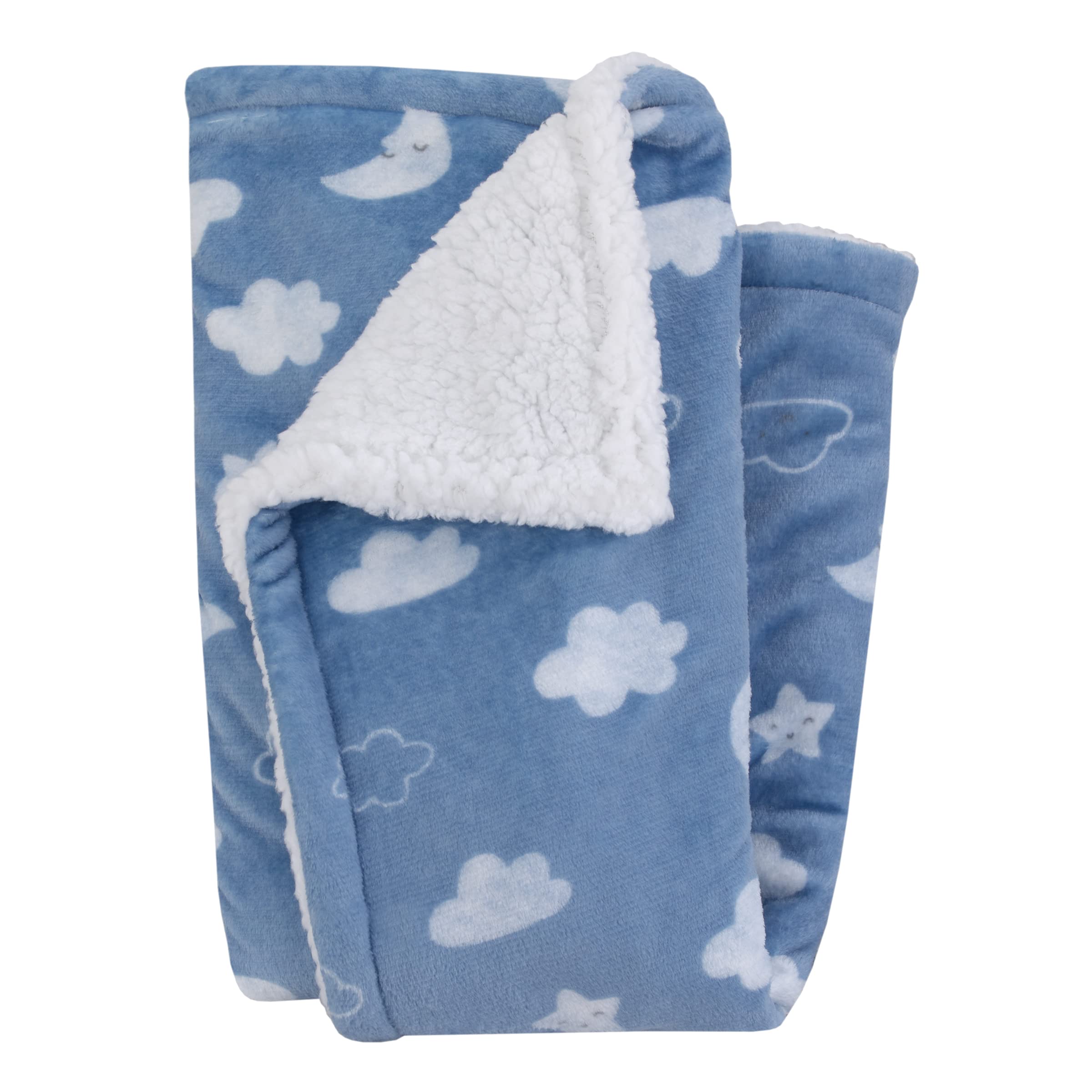 Foto 4 pulgar | Manta Para Bebé Carter's Blue Elephant Chambray Super Soft - Venta Internacional.