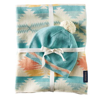 Foto 1 | Set De Regalo De Manta Y Gorro Para Bebé Pendleton Knit Sherpa - Venta Internacional.
