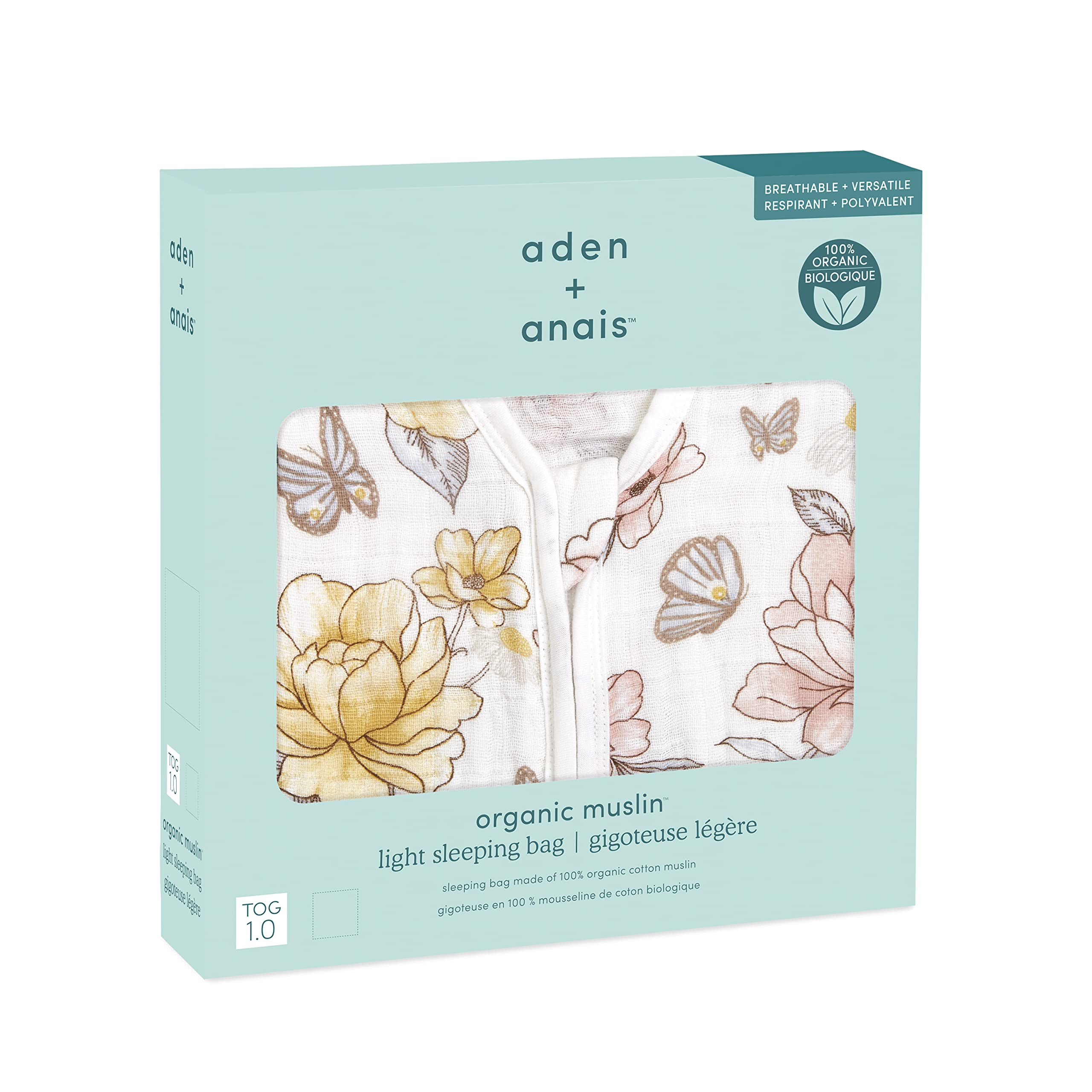 Foto 3 pulgar | Saco de Dormir para Bebé Aden + Anais 100% Muselina de Algodón Orgánico - Venta Internacional