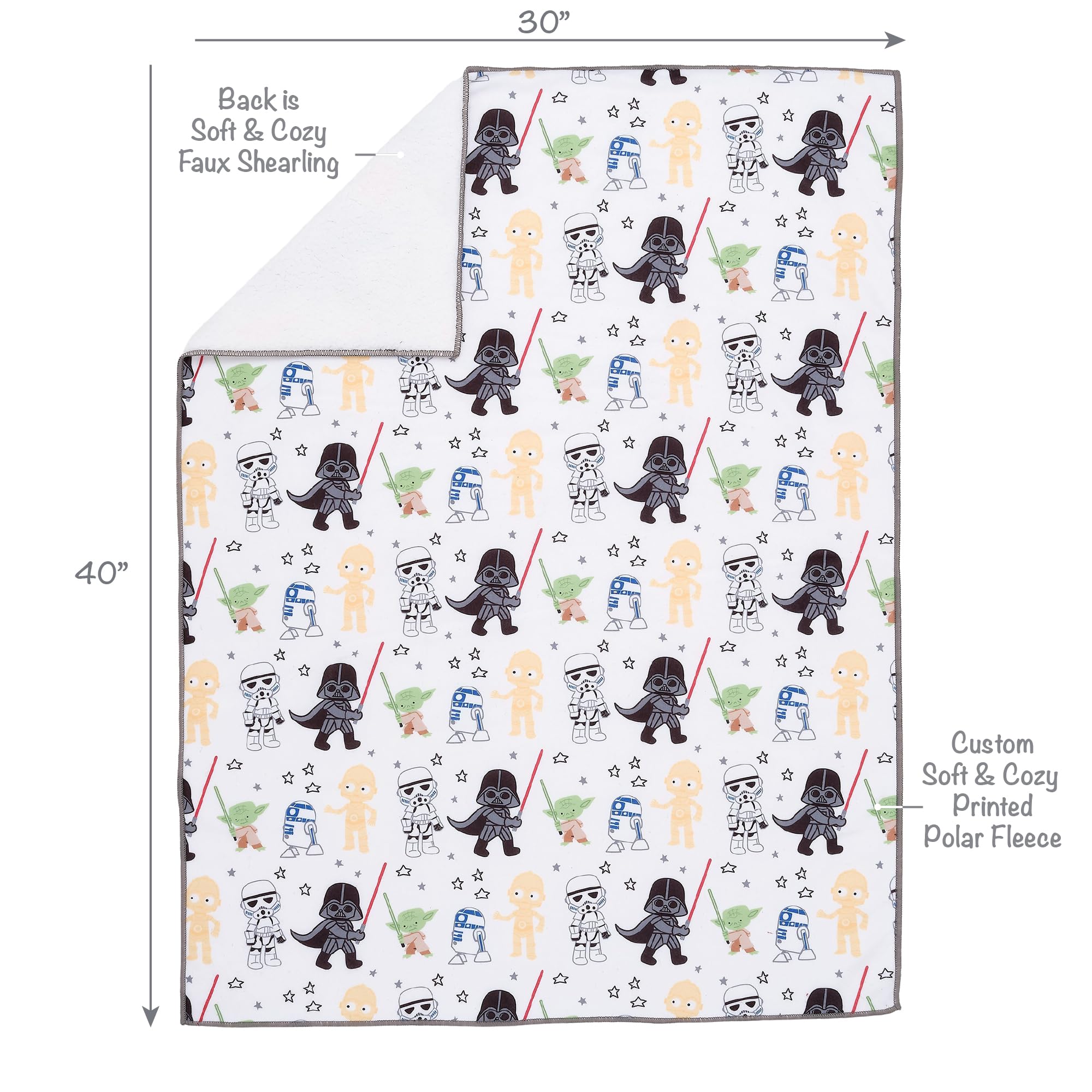 Foto 7 pulgar | Manta Lambs & Ivy de Star Wars-Venta Internacional
