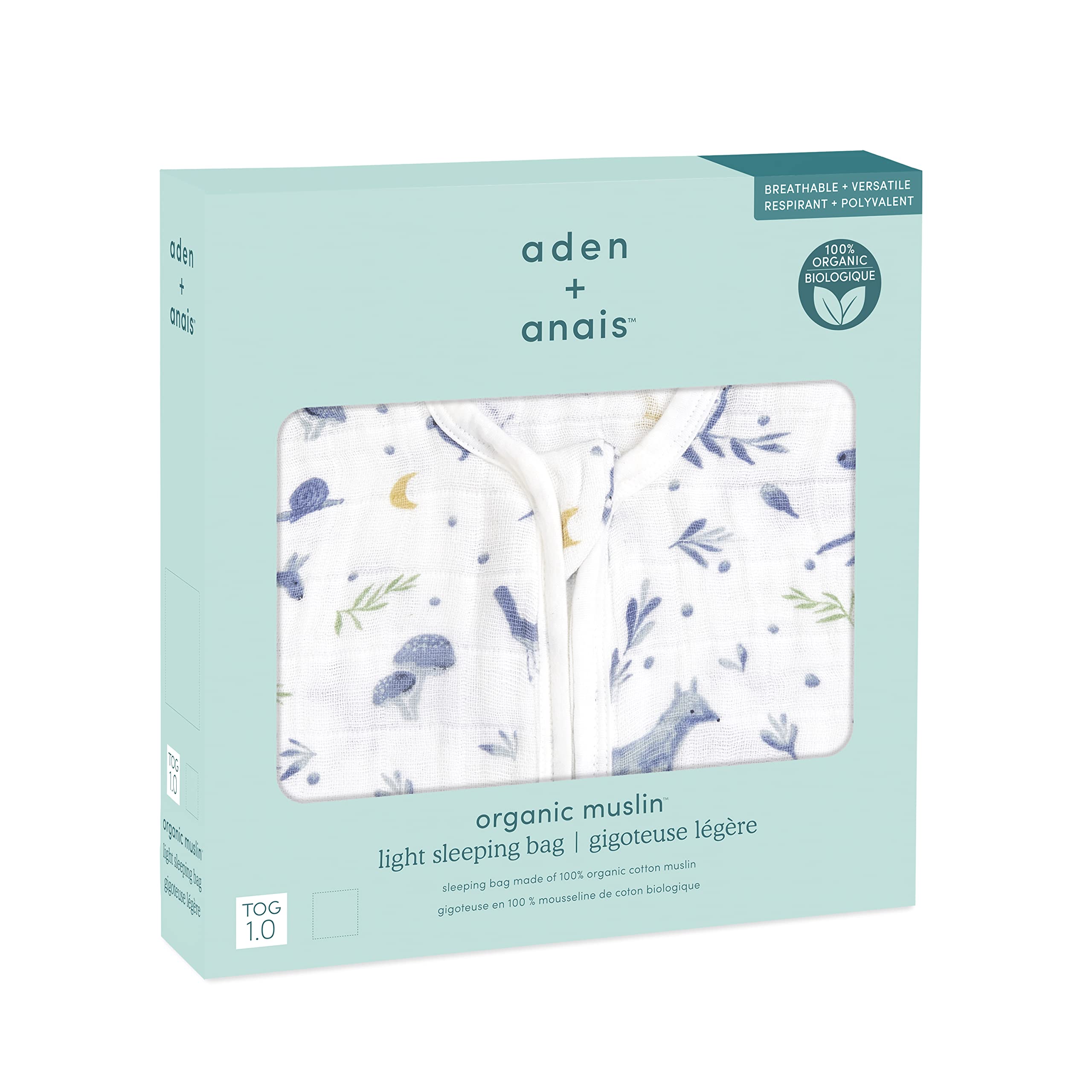 Foto 3 pulgar | Saco de Dormir para Bebé Aden + Anais 100% Muselina de Algodón Orgánico - Venta Internacional