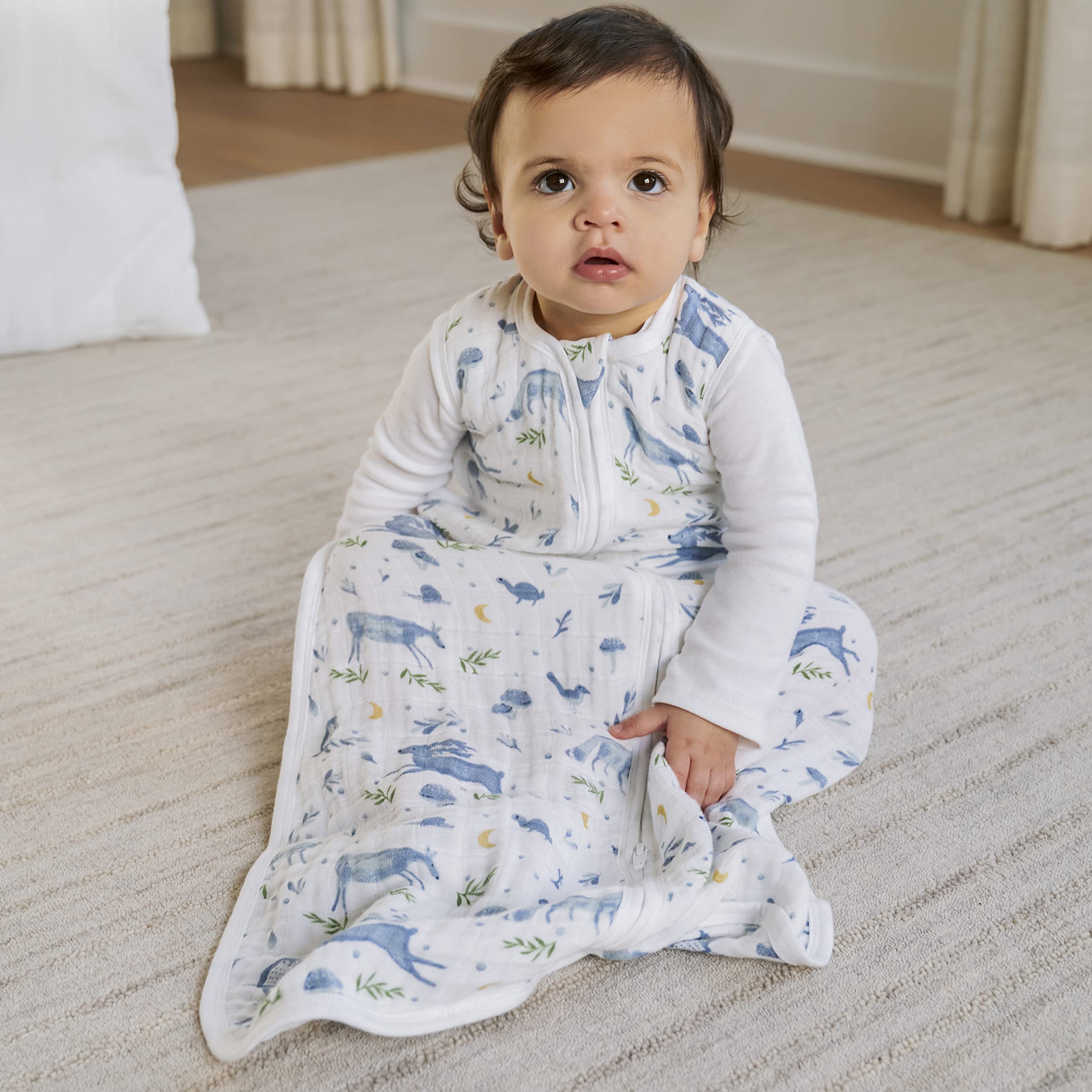 Foto 3 | Saco de Dormir para Bebé Aden + Anais 100% Muselina de Algodón Orgánico - Venta Internacional