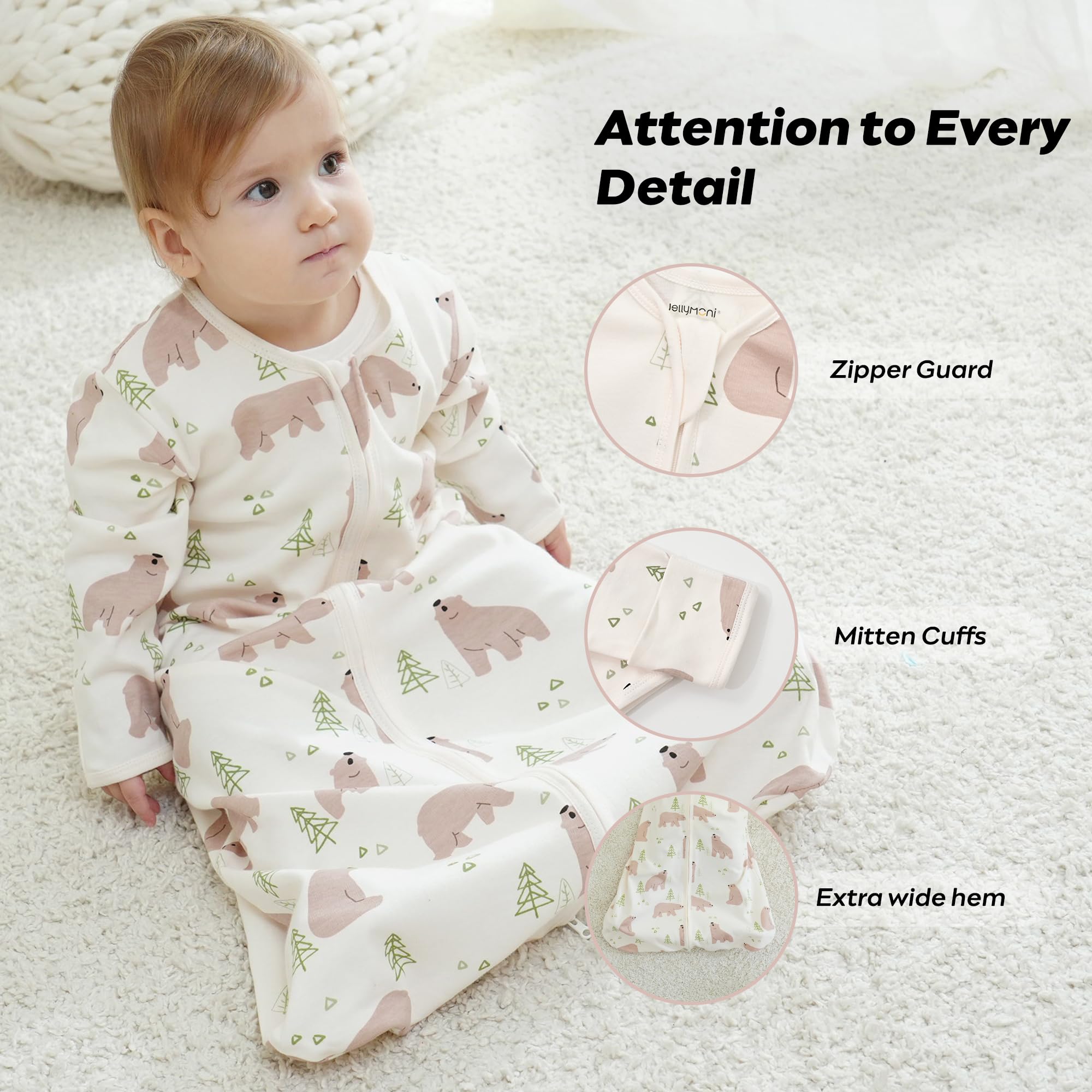 Foto 3 pulgar | Saco de Dormir para Bebés Jellymoni - Venta Internacional