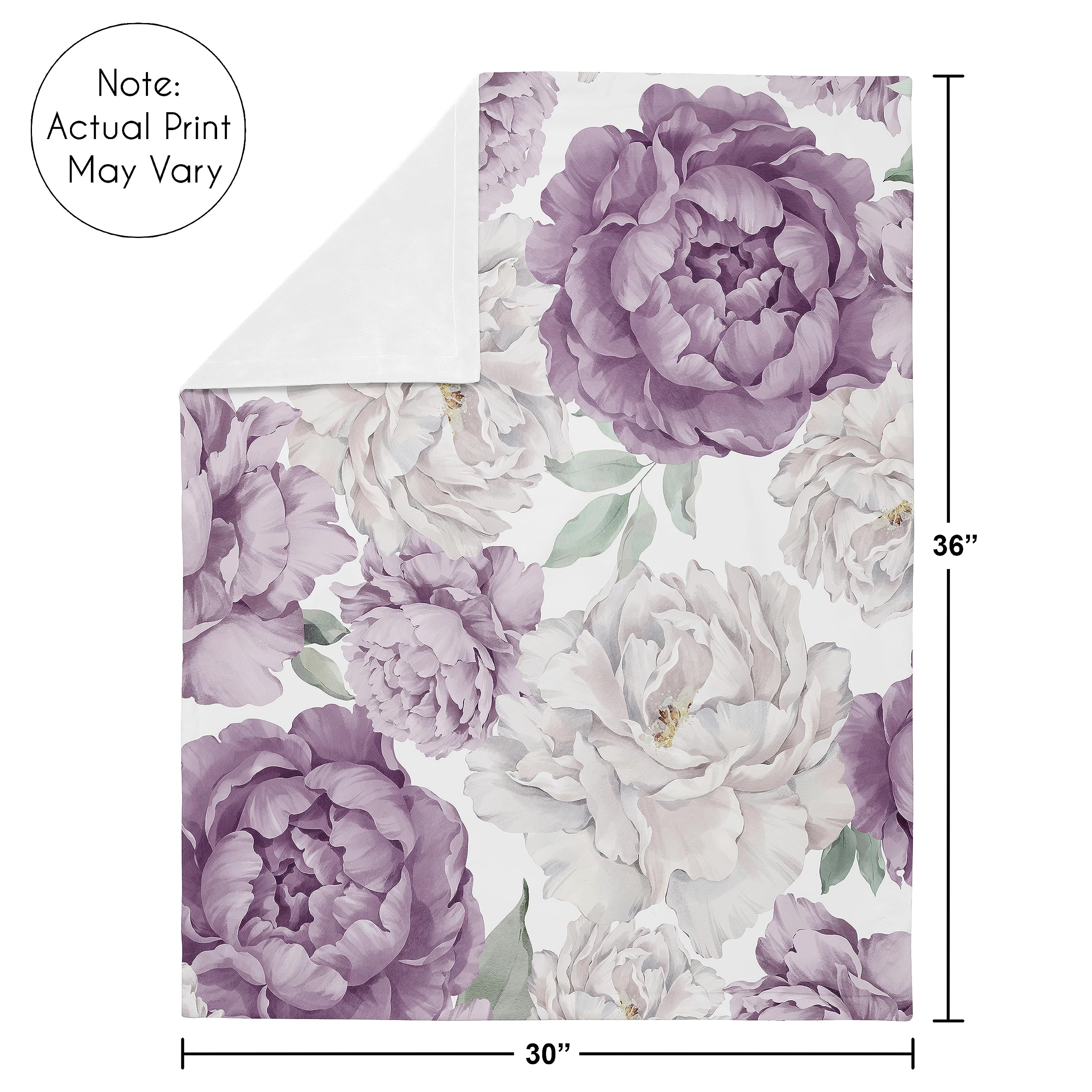 Foto 4 | Manta Sweet Jojo Designs Morada-Venta Internacional