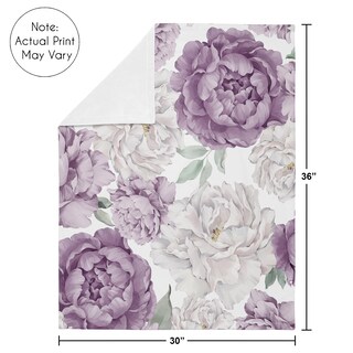 Foto 4 | Manta Sweet Jojo Designs Morada-Venta Internacional