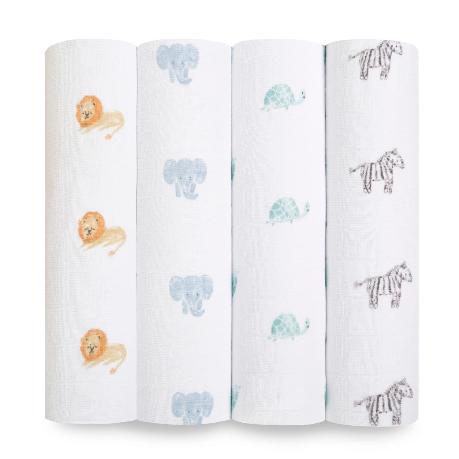 Foto 2 pulgar | Manta Swaddle Laden + Anais 100% Algodón Orgánico Muselina 4 Piezas - Venta Internacional