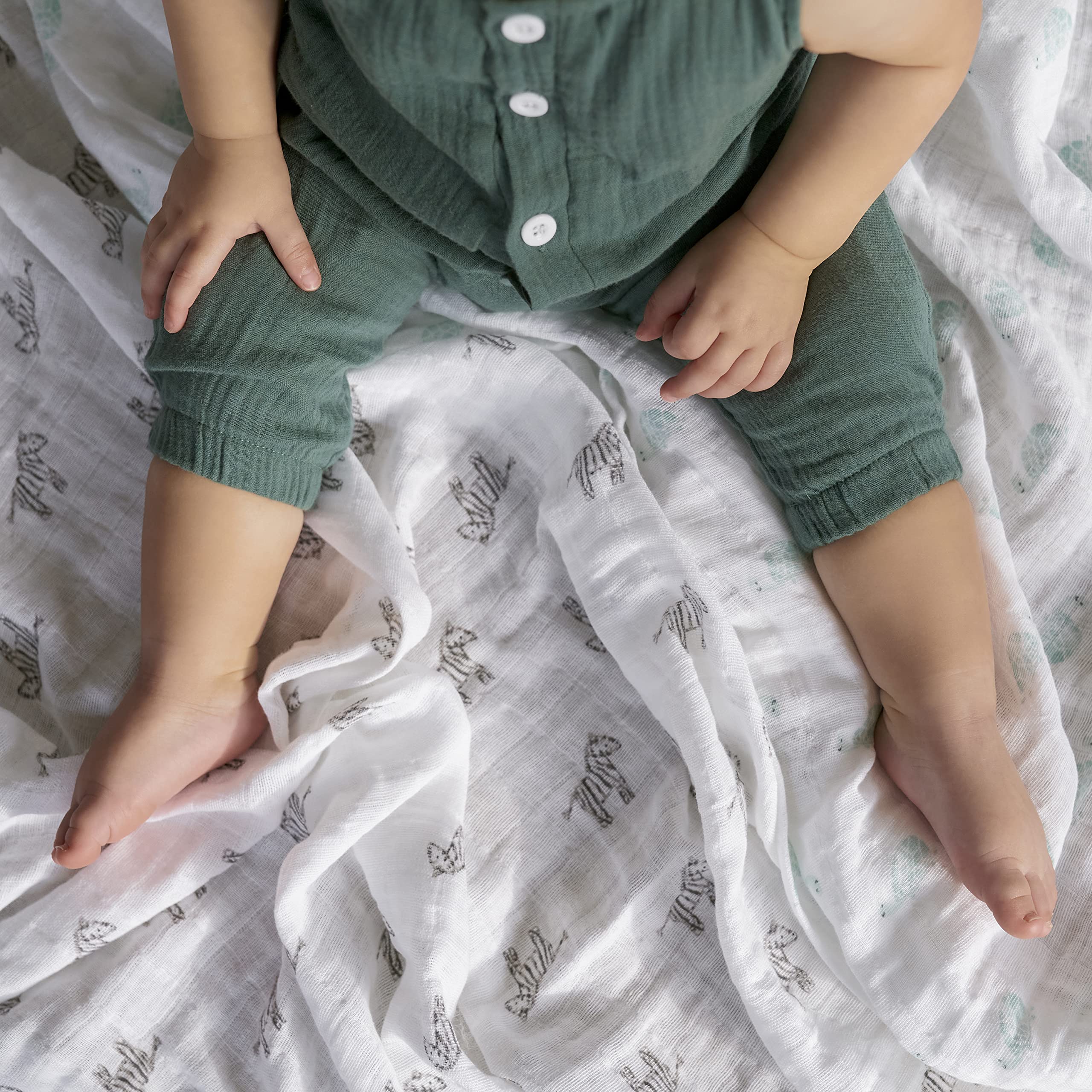 Foto 6 pulgar | Manta Swaddle Laden + Anais 100% Algodón Orgánico Muselina 4 Piezas - Venta Internacional