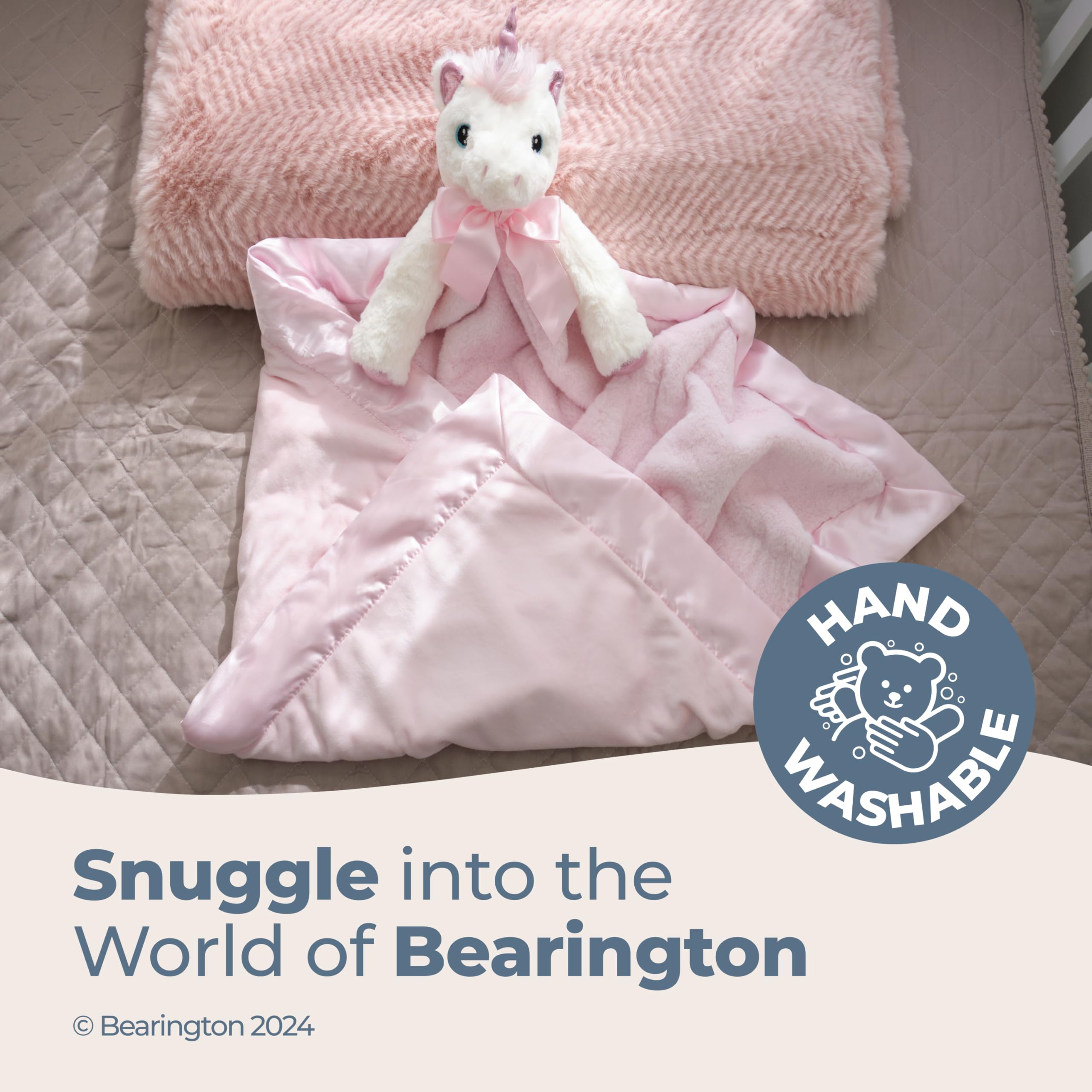 Foto 4 pulgar | Manta De Seguridad Bearington Baby Cuddle Me Dreamer Unicorn - Venta Internacional.