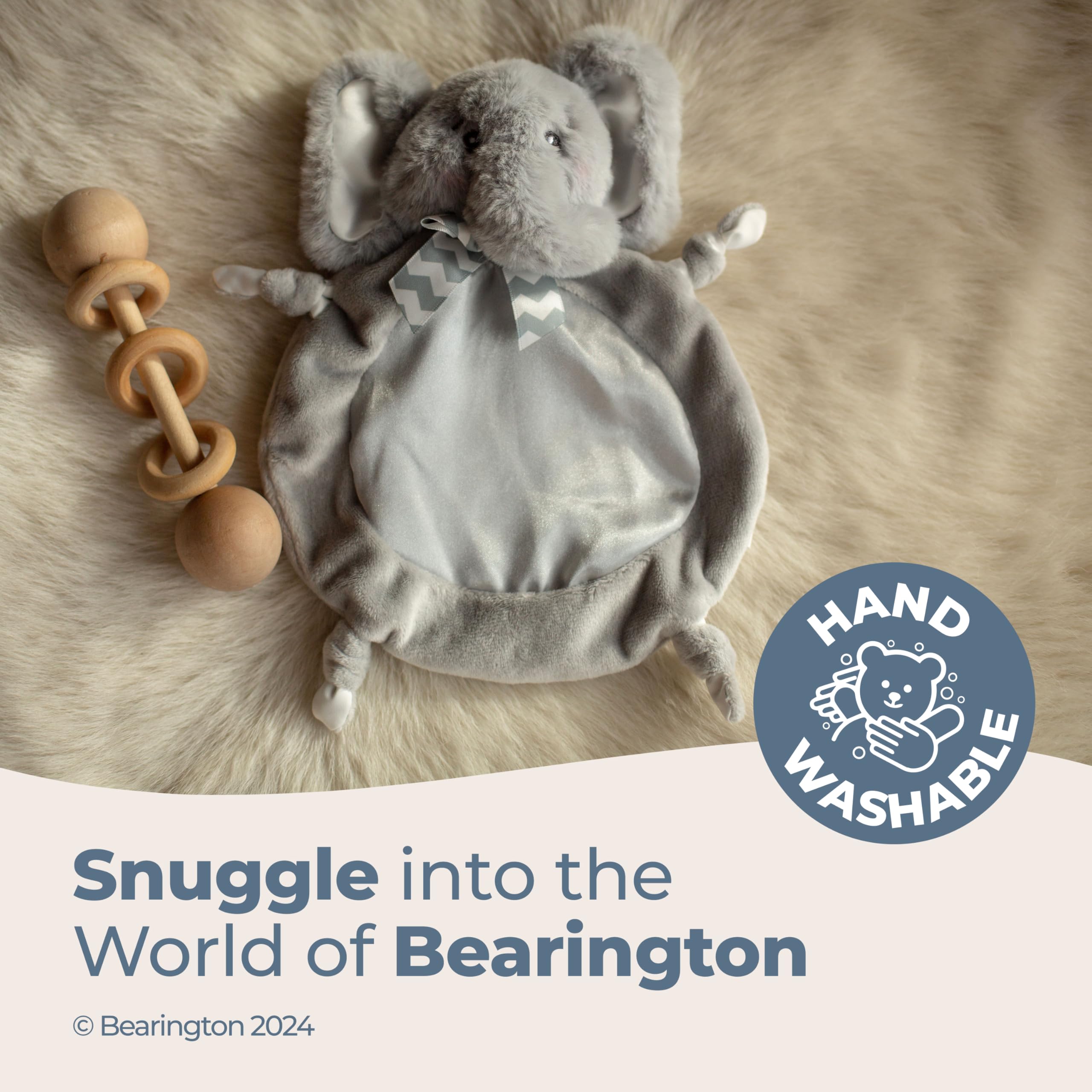 Foto 4 pulgar | Animal De Peluche Bearington Baby Wee Spout Con Forma De Elefante, 20 X 18 Cm - Venta Internacional.